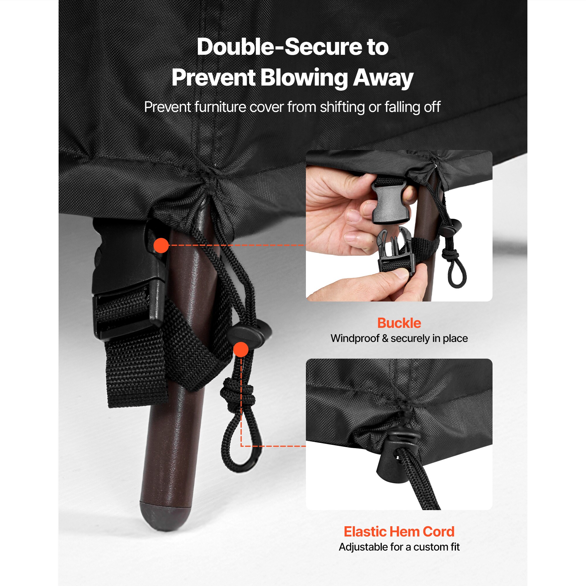 VEVOR SCFXJJZNJB9407734V0 Patio-Furniture-Covers - View #6