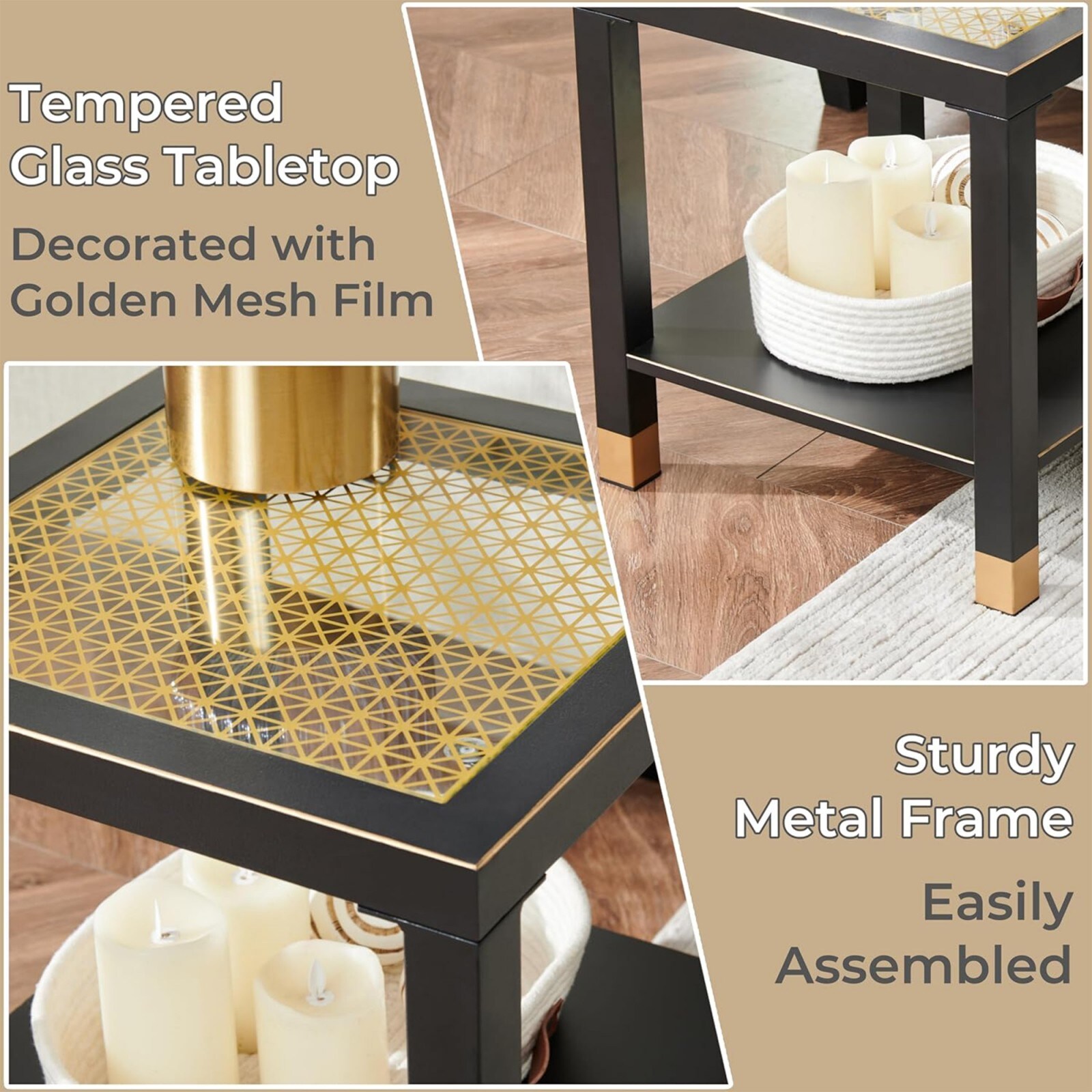 GlasFlength LW-CT-012 End-Tables - View #3