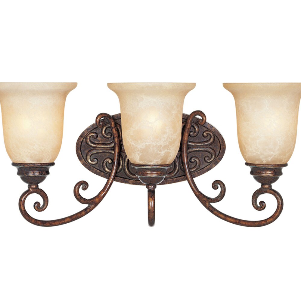 Designers Fountain Amherst 22-in 3-Light Burnt Umber Modern ...