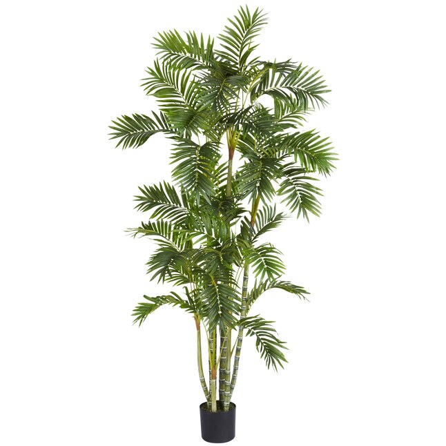 Nearly Natural 72-in Green Indoor Artificial Silk Artificial Tree in the Artificial  Plants & Flowers department at