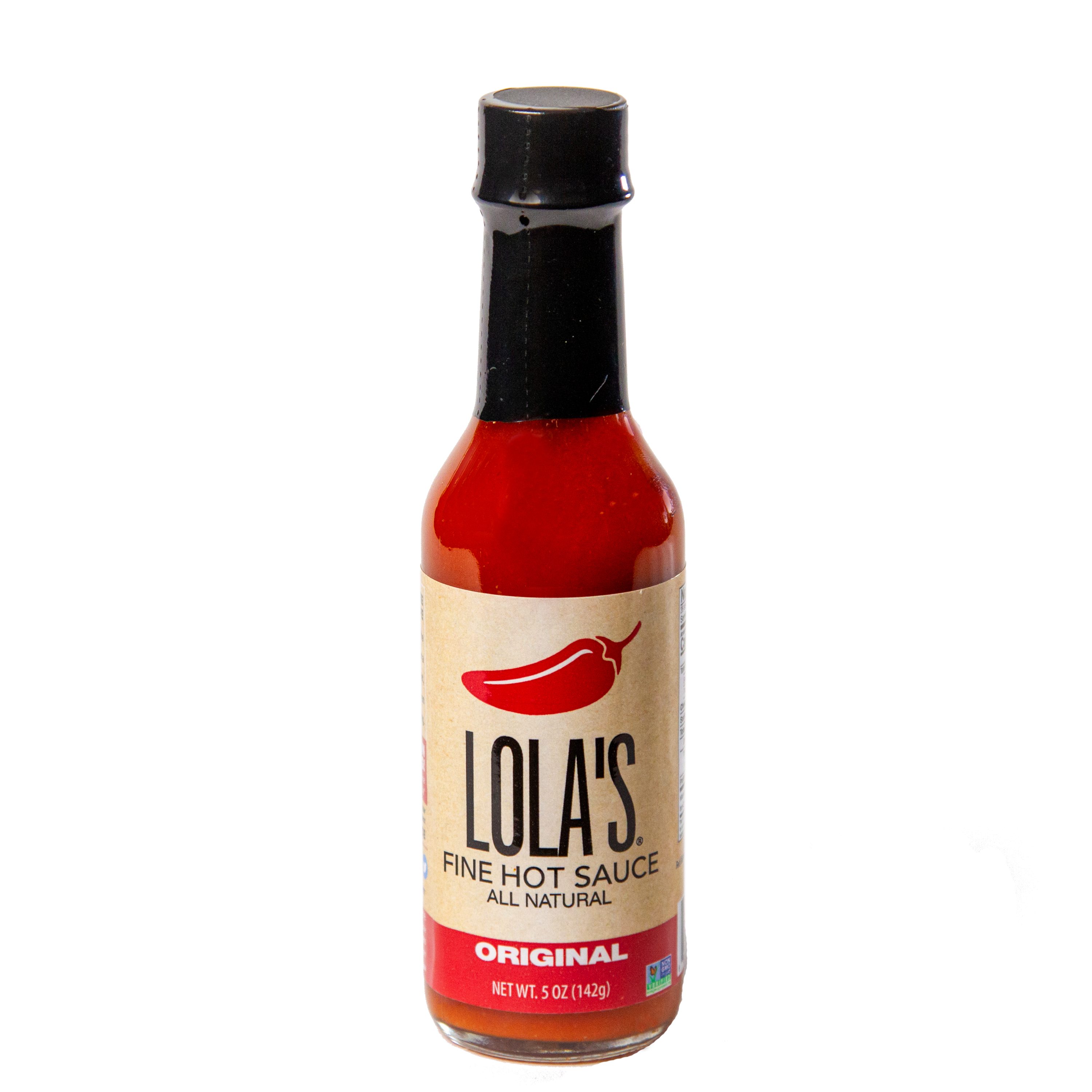 Lola's Fine Hot Sauce Lola's Original Hot Sauce 5oz - All-Natural,  Plant-Based, Keto, Low Sodium, Gluten-Free