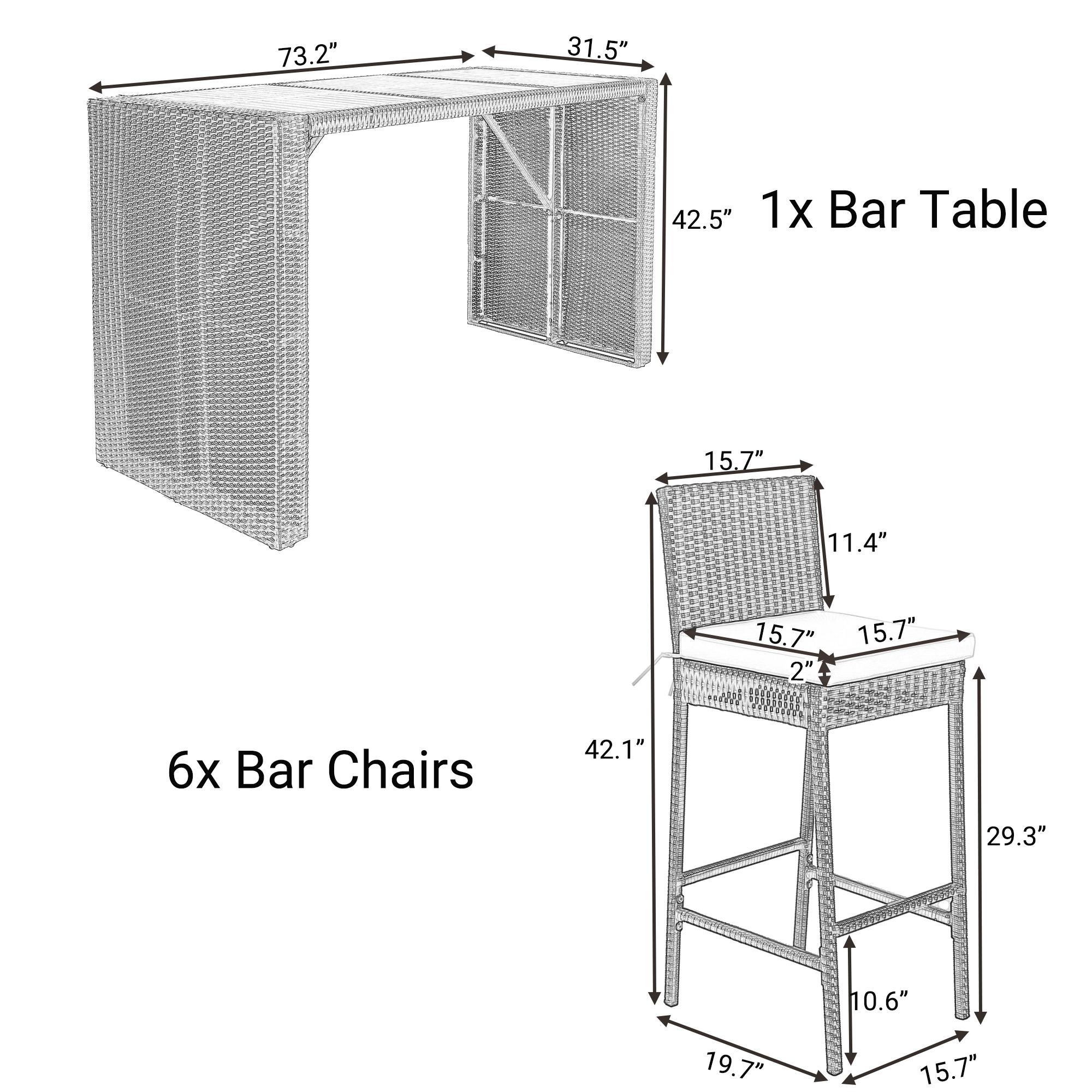 Bayfeve BFTP-201AAA Patio-Dining-Sets - View #6
