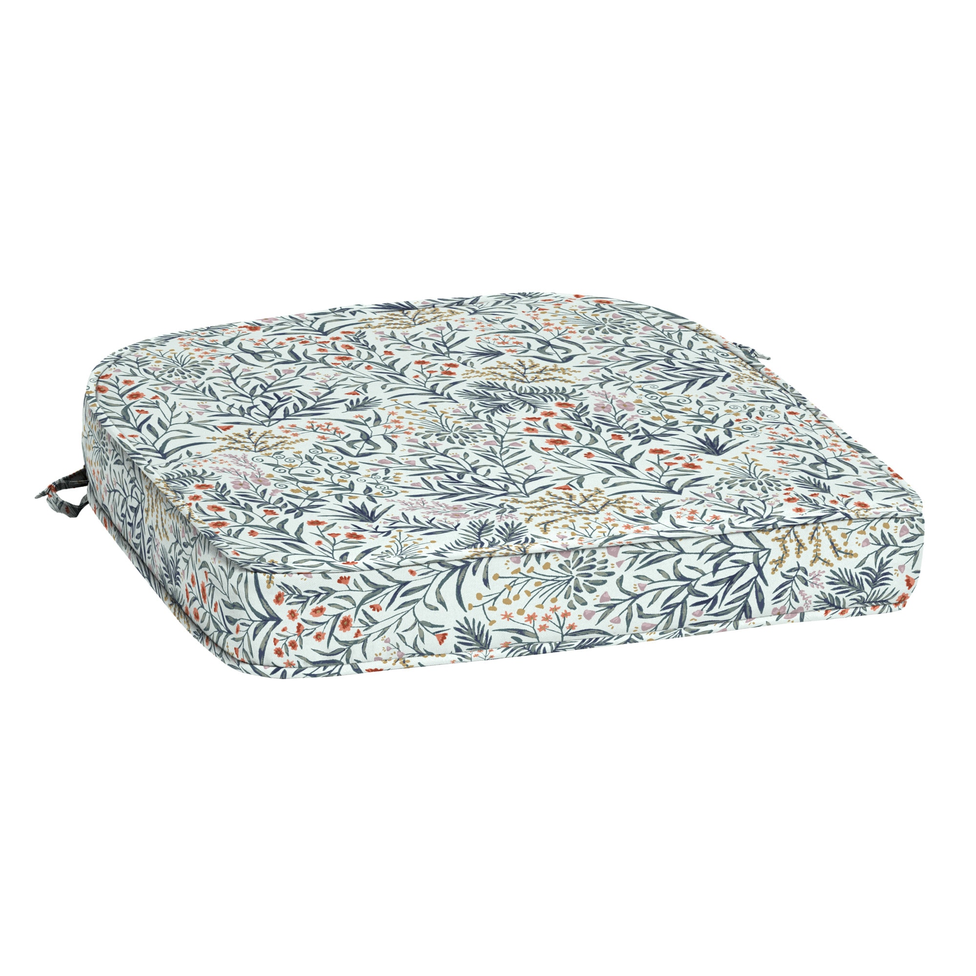 ARDEN TK07F01B-DKZ1 ProFoam Performance 19-in x 20-in Pistachio Botanical Patio Chair Cushion