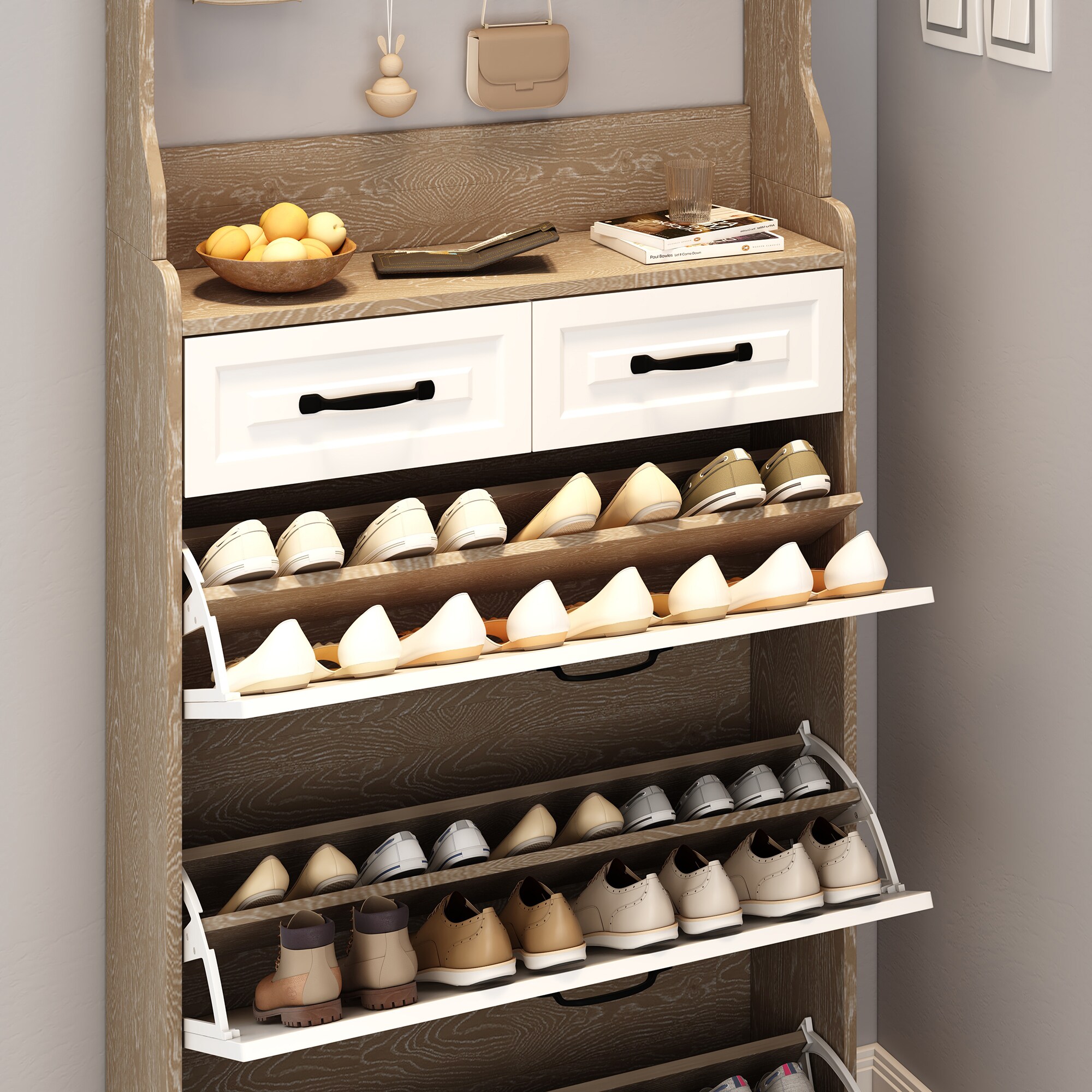 SINOFURN SYC080015WD Shoe-Racks - View #7