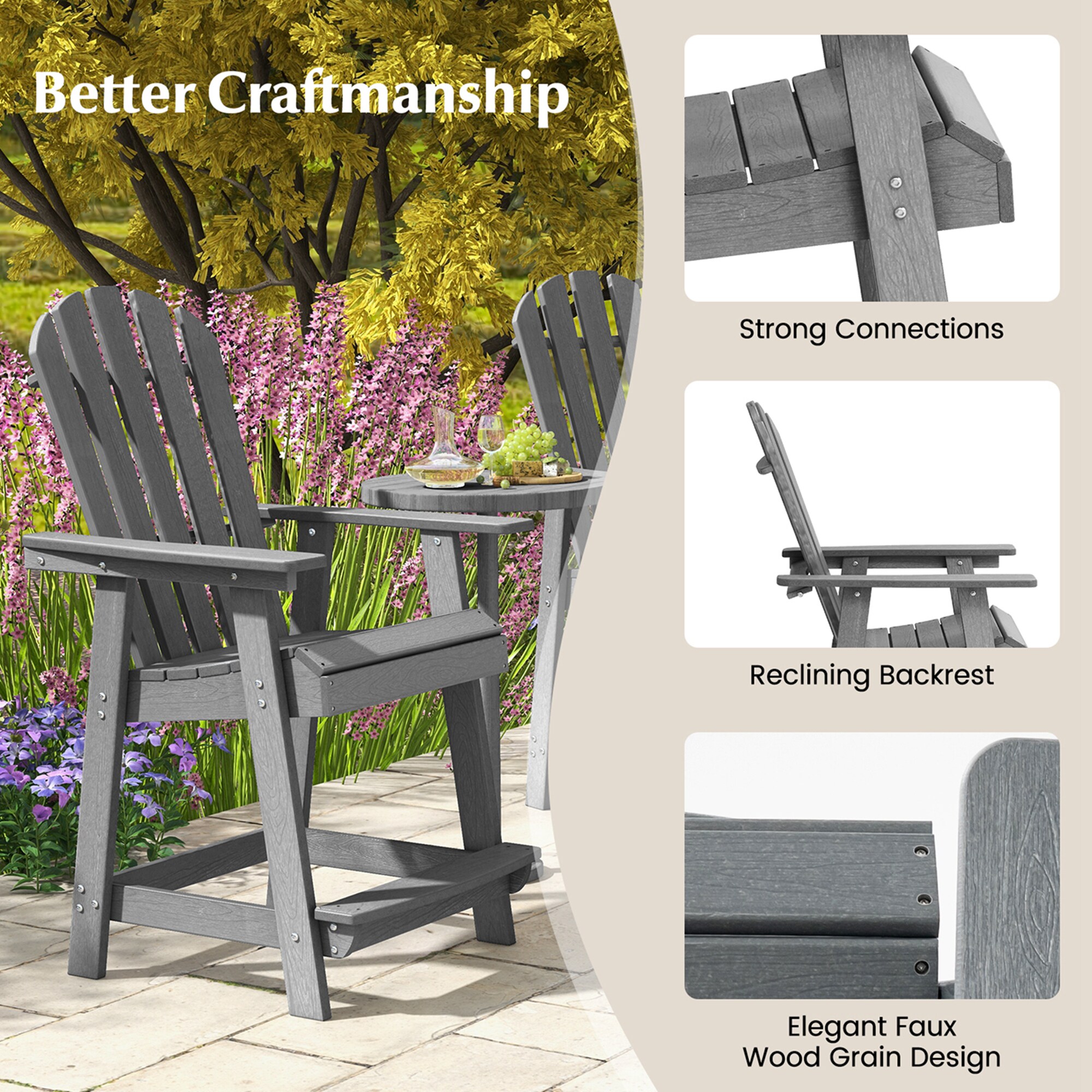 Costway HCST00506 Patio-Chairs - View #6