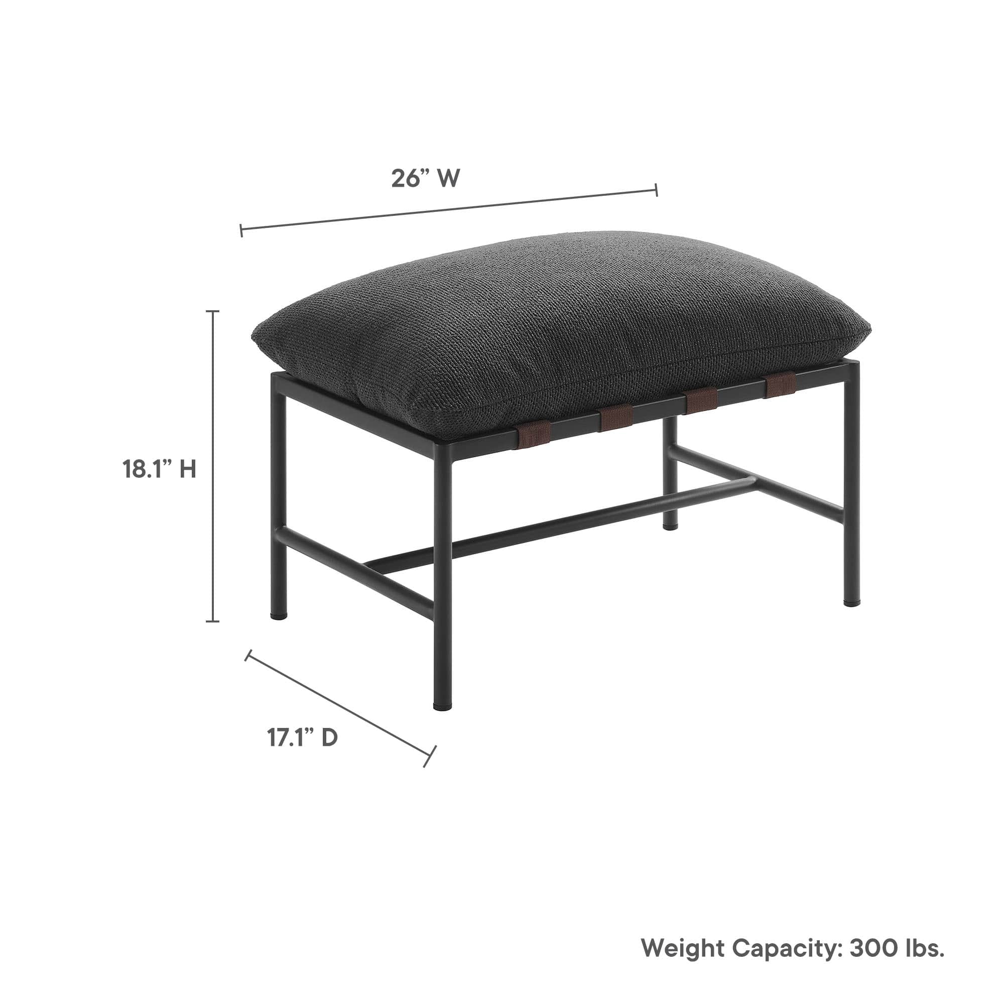 Modway EEI-7161-CHA Stools-Ottomans - View #3