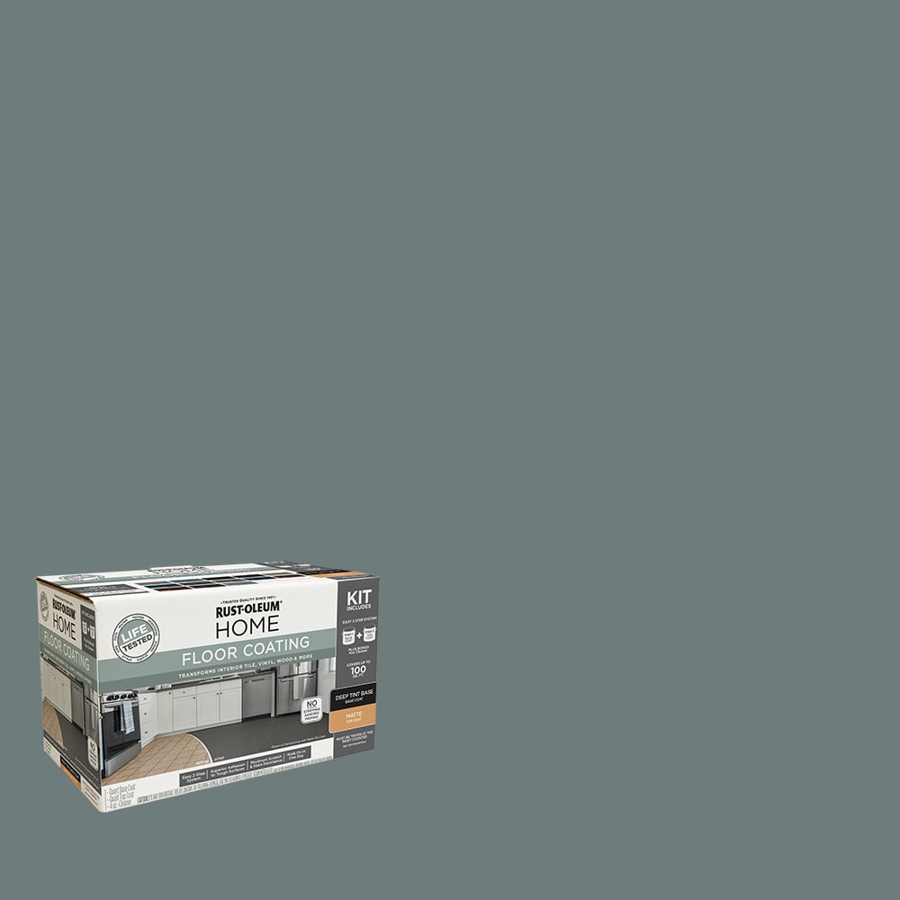 Rust-Oleum 363730T Home Floor Coating Juniper Matte Interior Porch and Floor paint ( Kit )