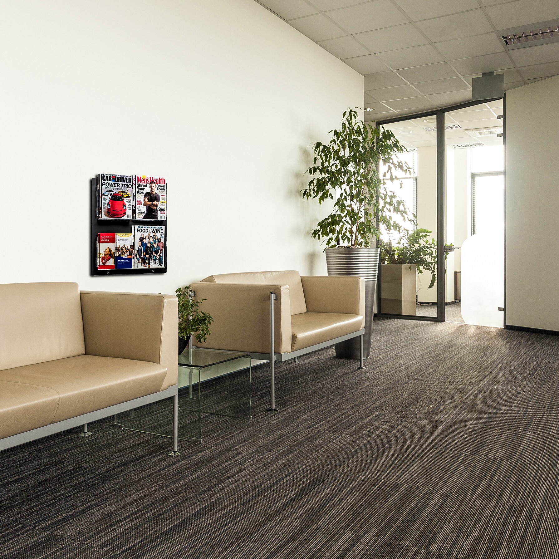 AdirOffice 640-2023-BLK-2PK Wall-Mounted-Shelving - View #3