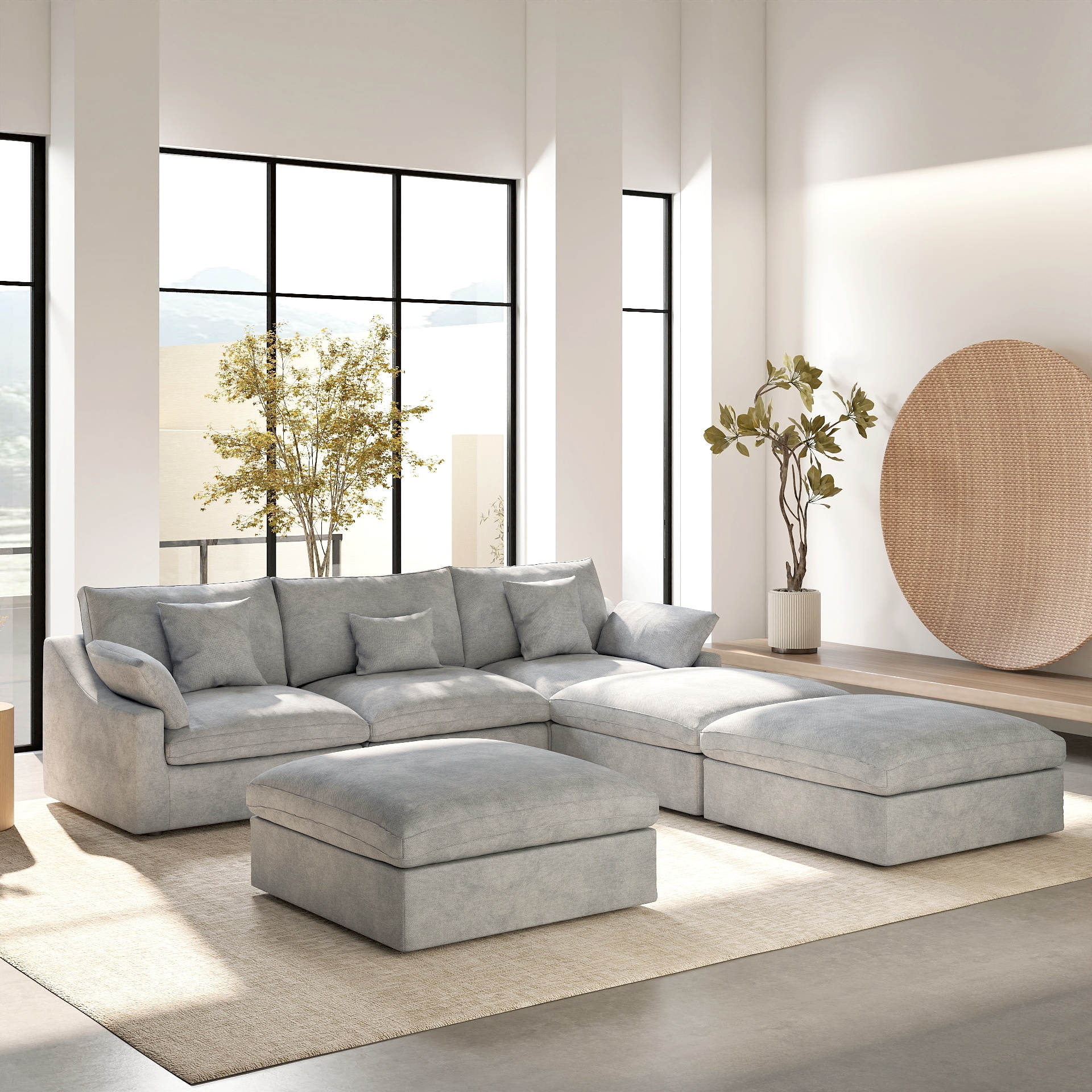 BuotiqHom DH-S3+3-140LG Sofas-Loveseats - View #3