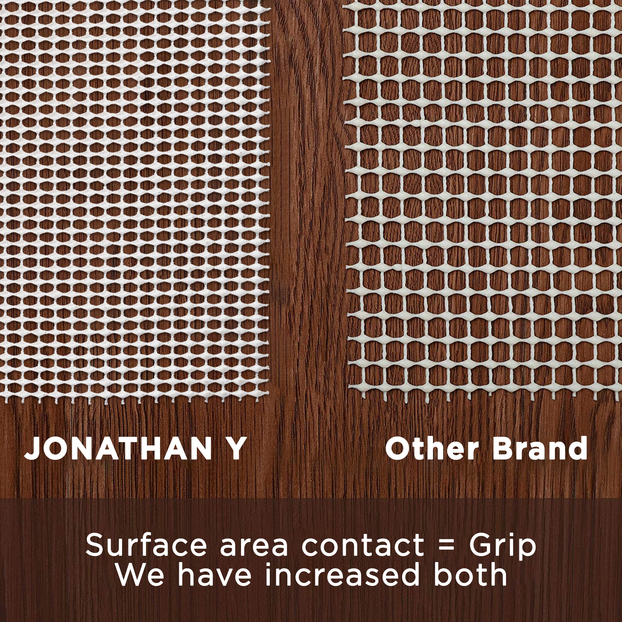 JONATHAN Y Ultra Stop 5 X 8 (ft.) Rectangular PVC Non-Slip Rug Pad in the  Rug Pads department at