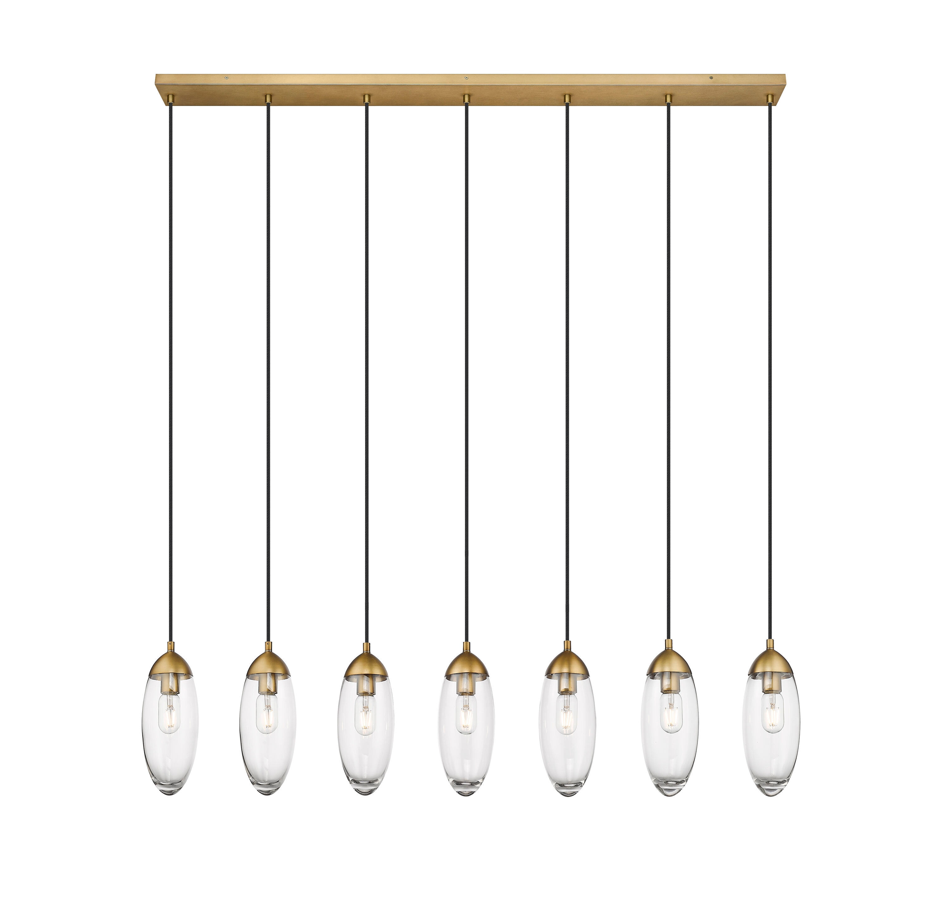 Z-Lite 651P-7L-RB Arden 7 -Light Oil-rubbed Brass Modern/contemporary For Use in Bedrooms, Dining Rooms, Foyers, Kitchens, Living Rooms Chandelier