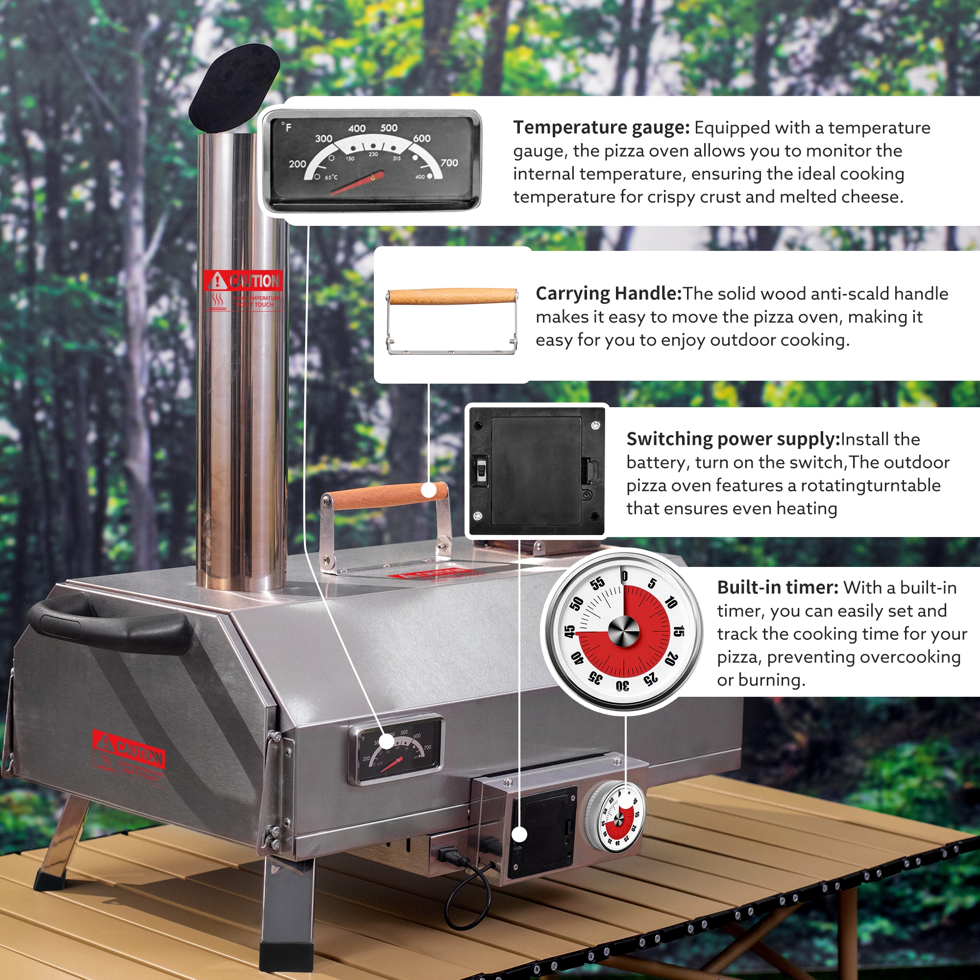 Lordear LFNE240306MAR Outdoor-Pizza-Ovens - View #4