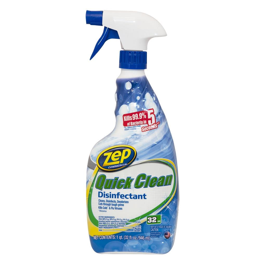 Zep Quick Clean 32 Fl Oz Disinfectant Liquid All Purpose Cleaner In The Cleaners Department At Lowes Com