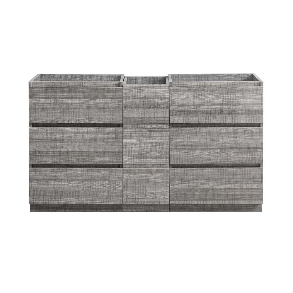 Fresca FCB93-241224HA-D Lazzaro 60-in Ash Gray - 3 PCS