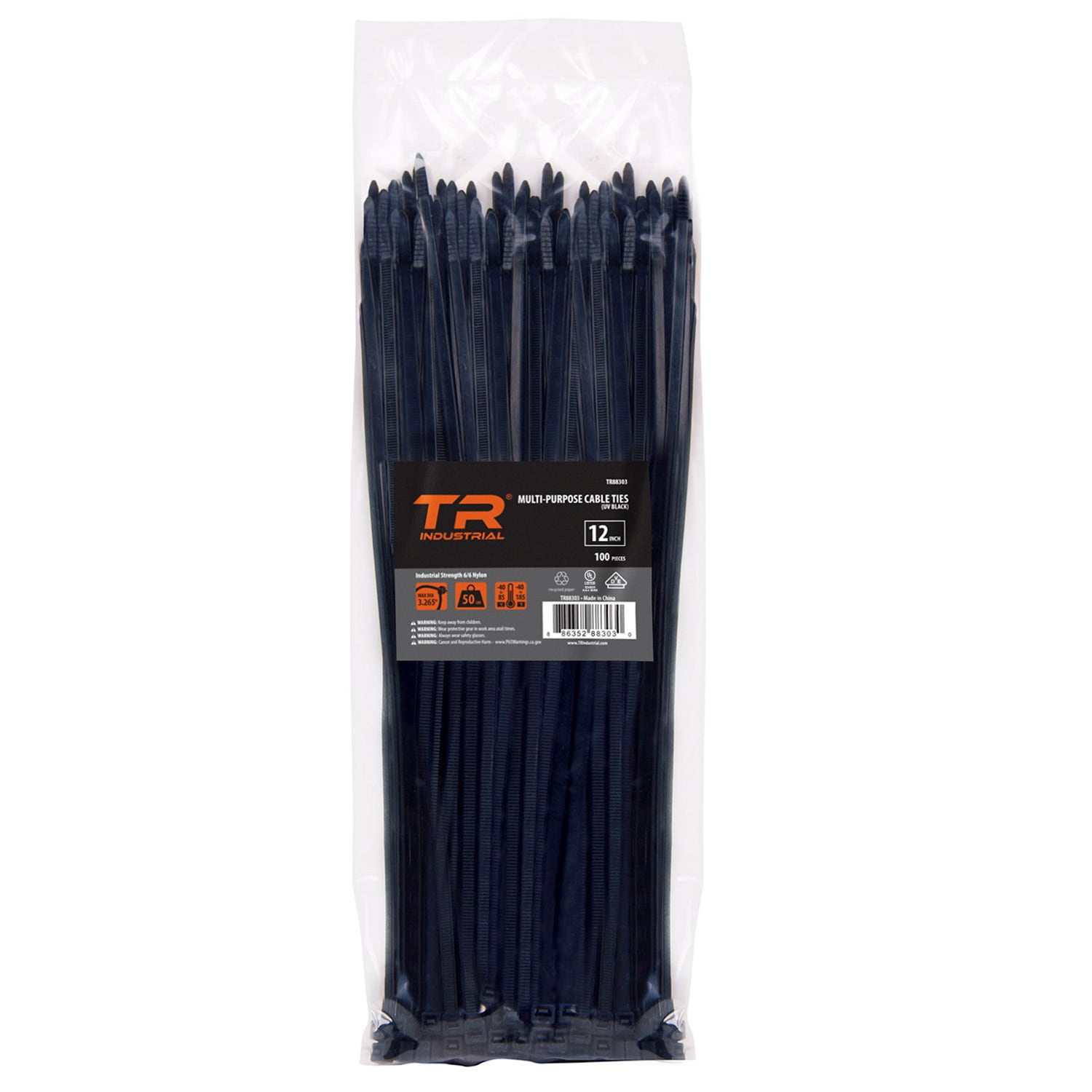 Utilitech Multiple Sizes Nylon Zip Ties Multiple Colors/Finishes (500-Pack)  in the Cable Zip Ties department at