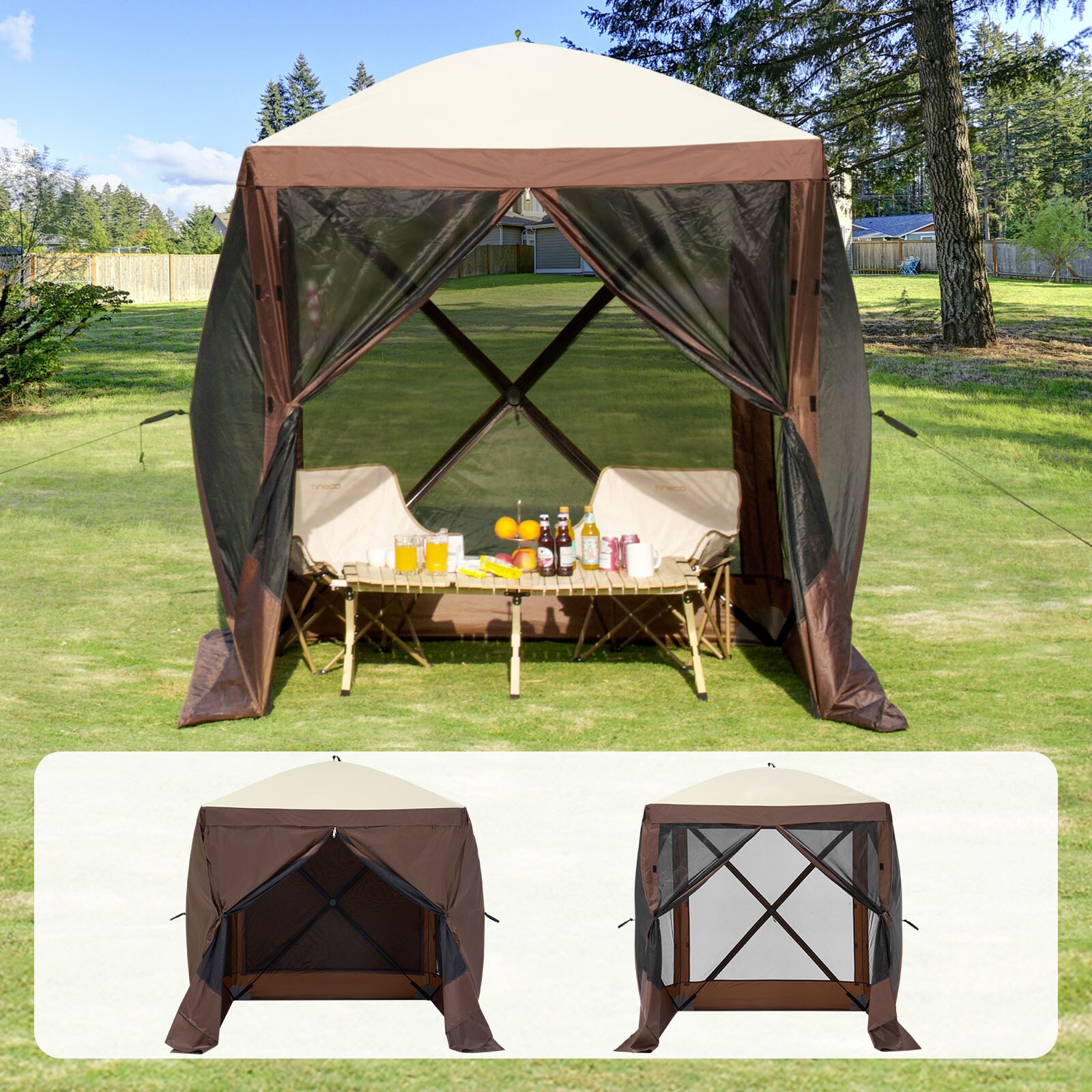 VEVOR SCZPSLTZS6X605053V0 Wood-Resin-Gazebos - View #9