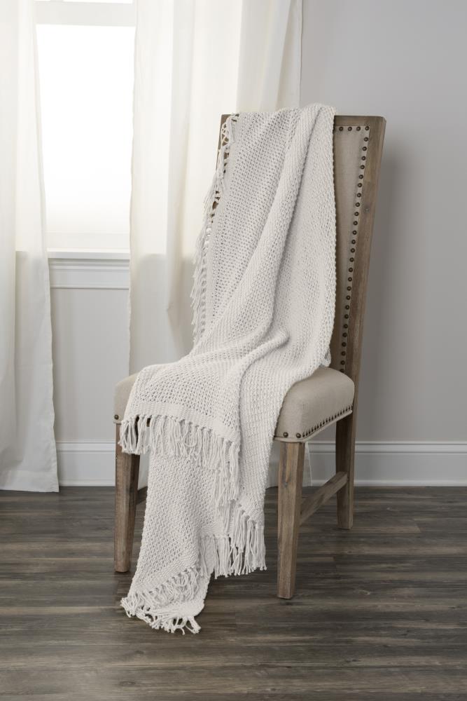 Rizzy Home THRTH0433WH005060 Blankets-And-Throws - View #4