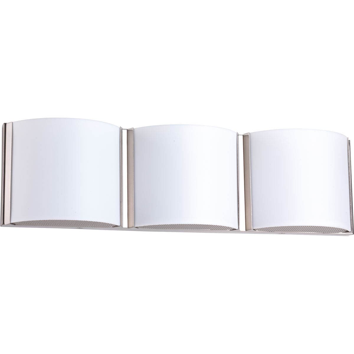 Progress Lighting P2063-0930K9 Arch 21.75-Inches 3 -Light Brushed Nickel Integrated LED Transitional Vanity light