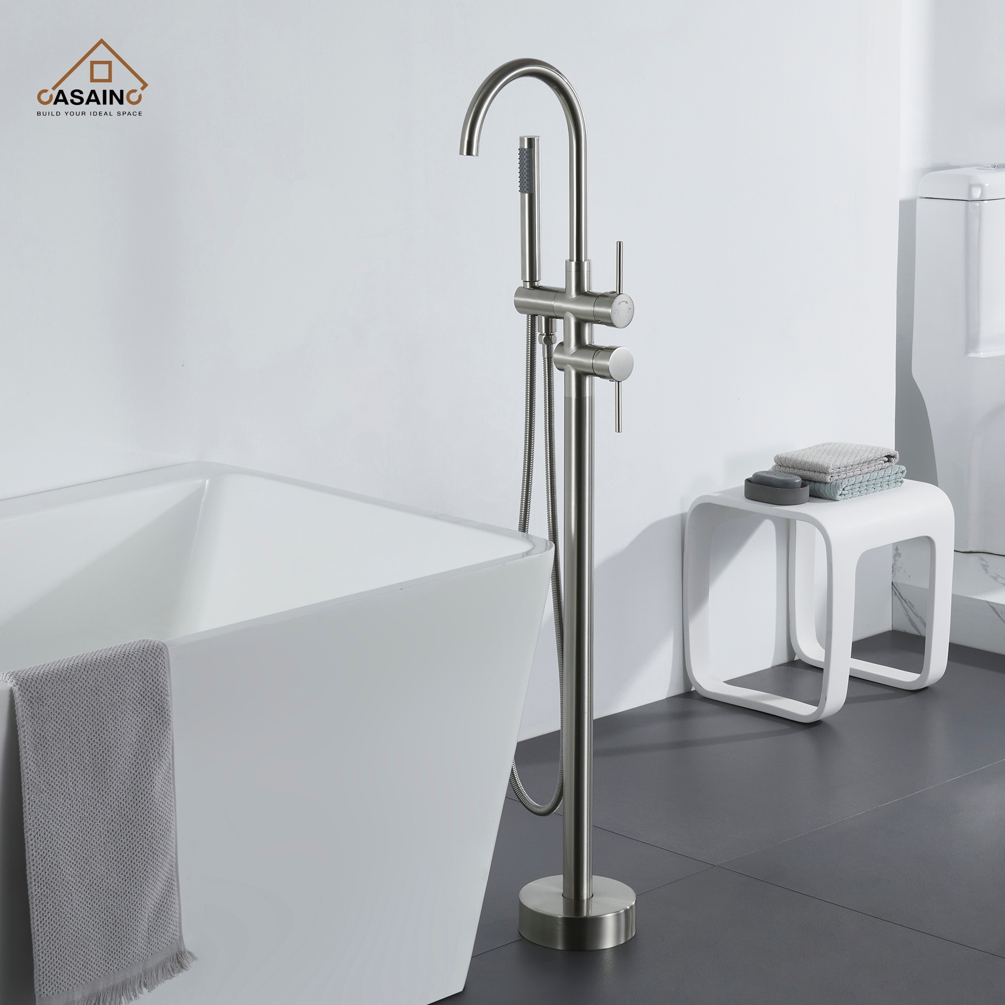 CASAINC TC06-BN Roman-Tub-Faucets - View #3