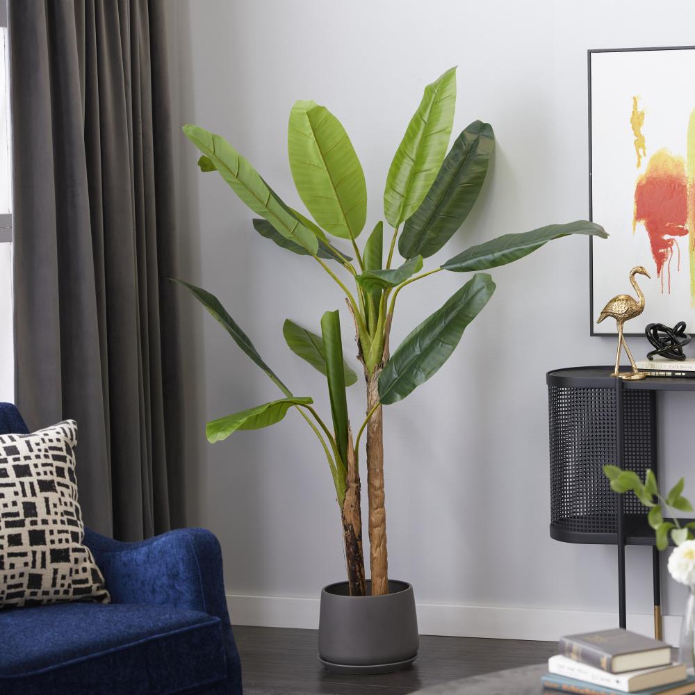 Grayson Lane 64-in Multi Indoor Artificial Banana Palm Trees in the ...