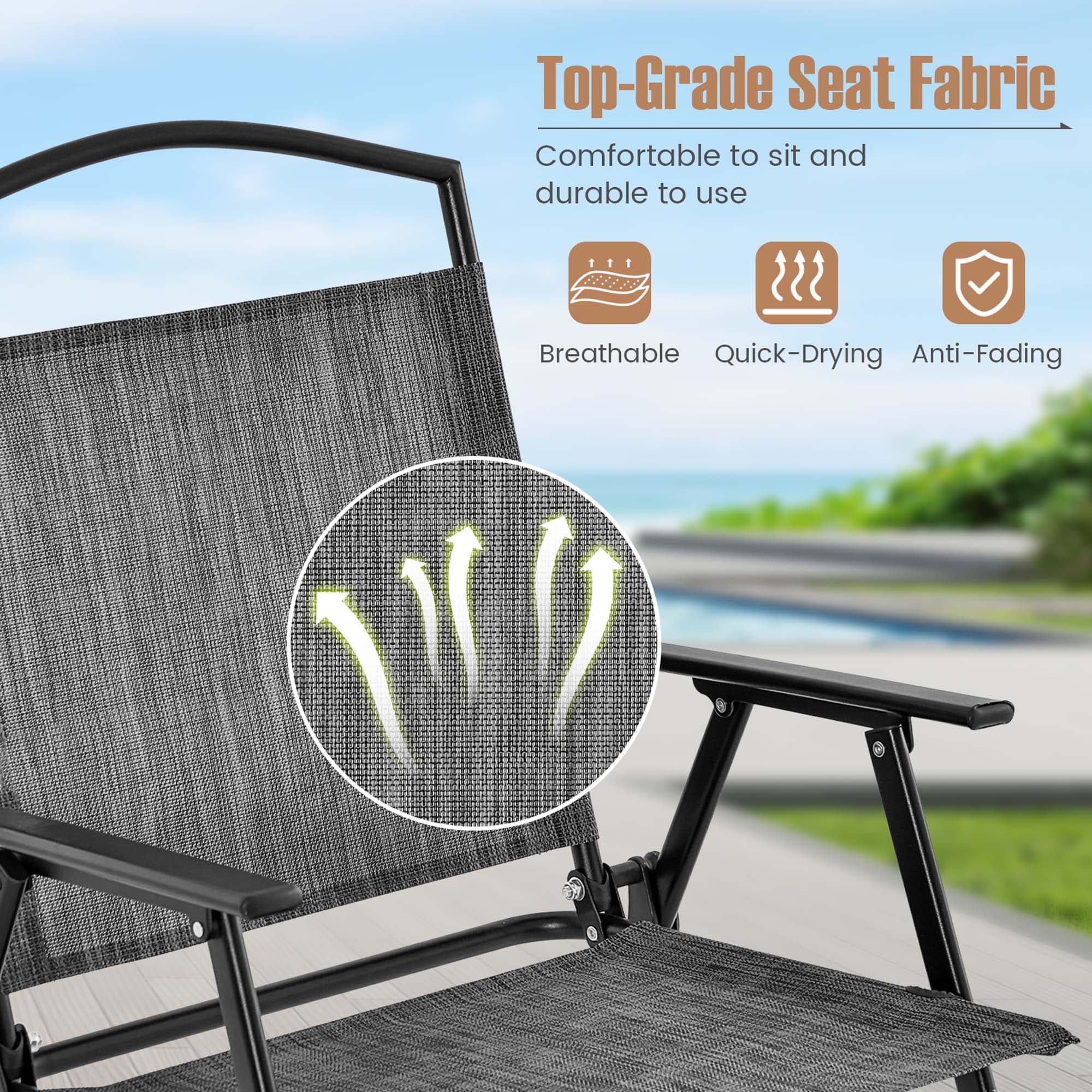 Costway HCST01125 Patio-Chairs - View #4