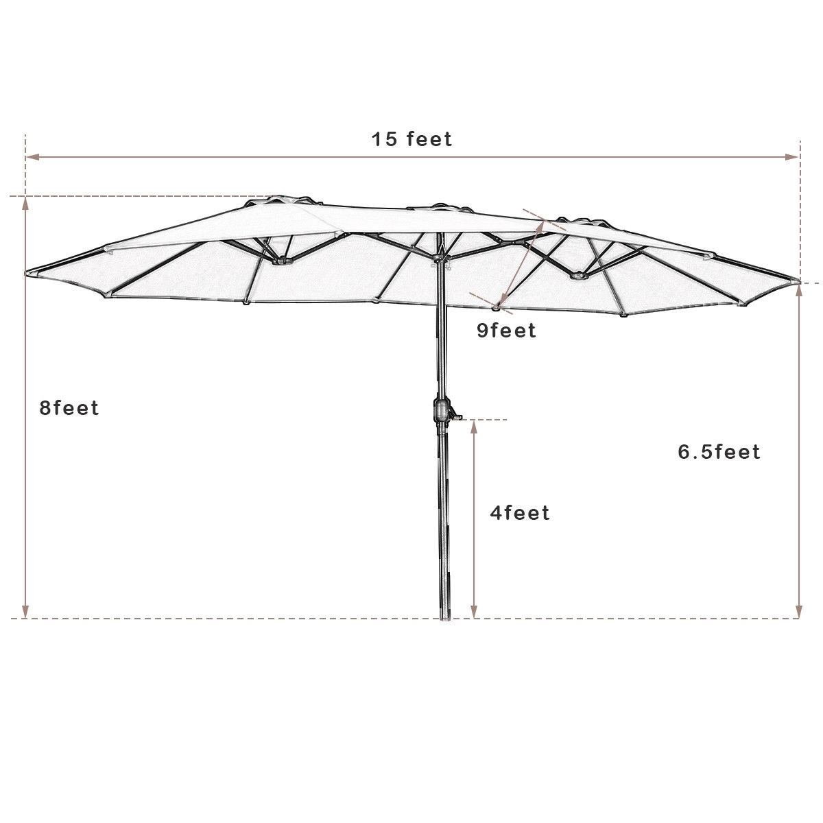Clihome CWCH-OP3703BE Umbrellas-2 - View #7
