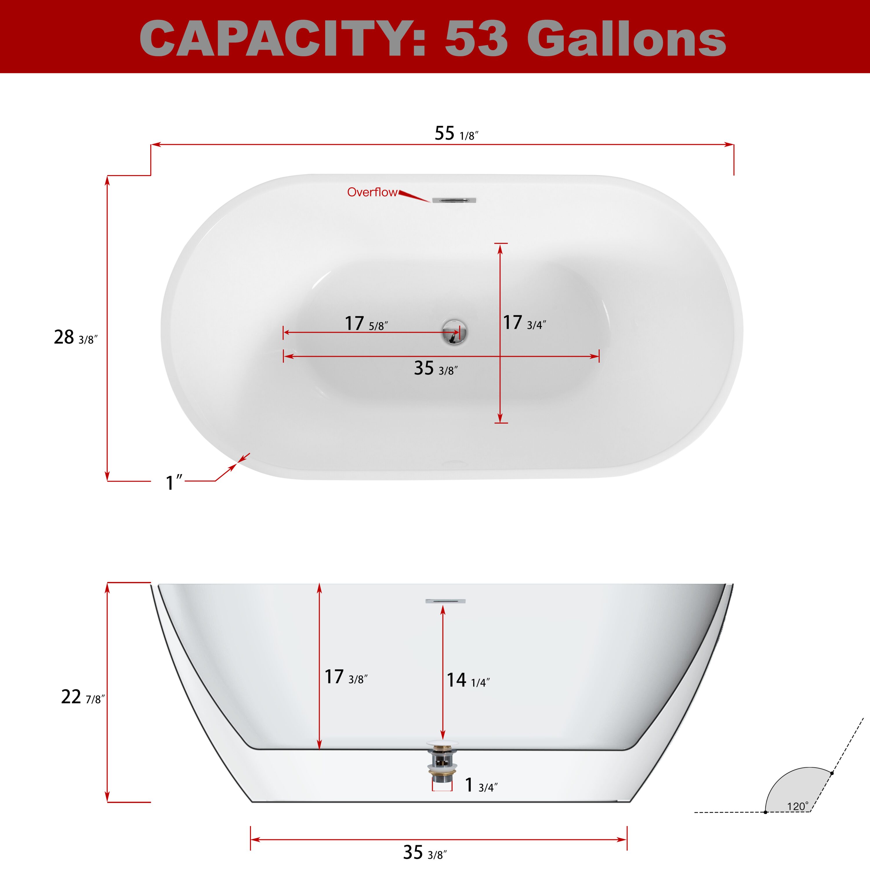 CASAINC CV-WBT28 bathtubs - View #10