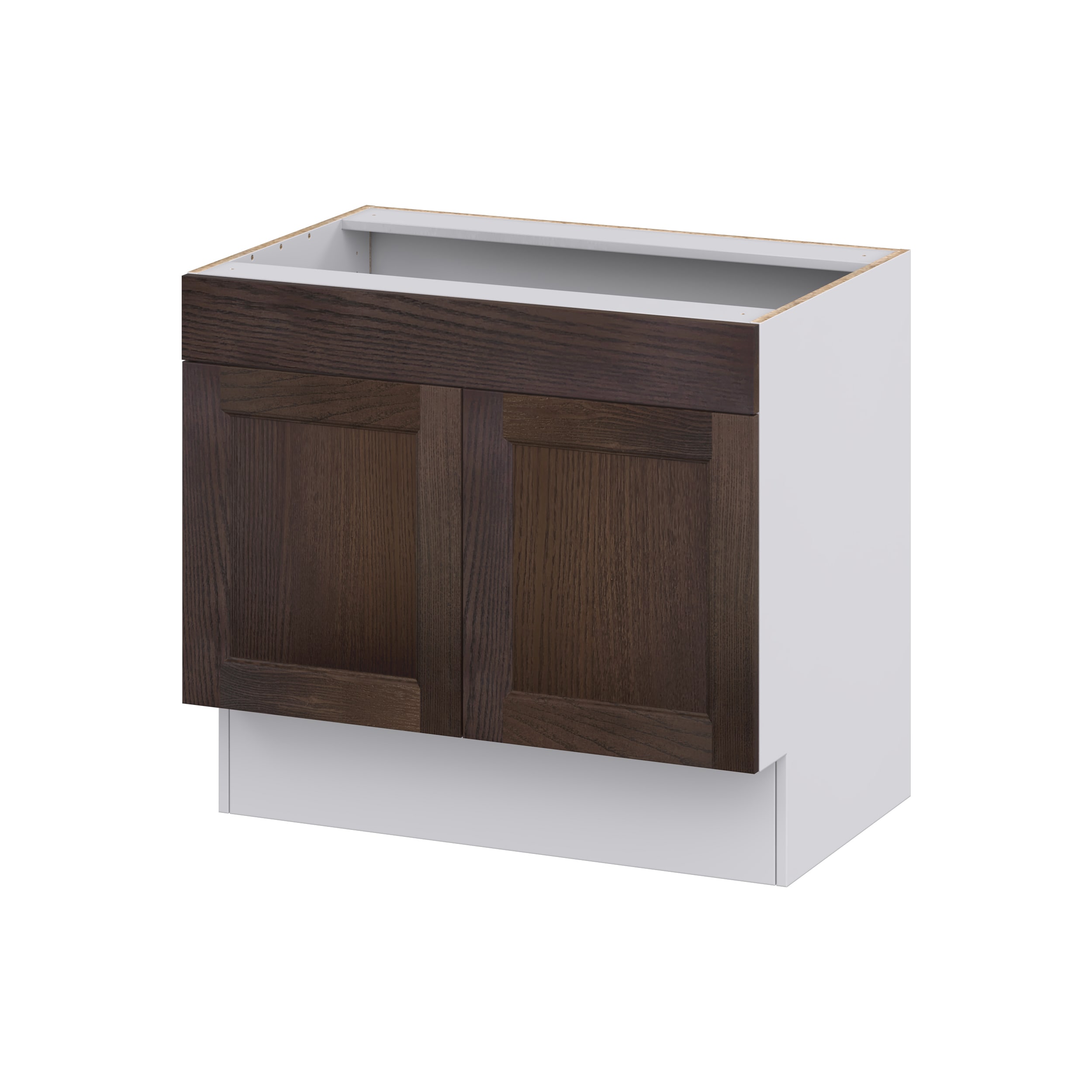 Hugo&Borg Montclaire 36-in W x 24.5-in H x 24-in D Wood Sink Base Fully Assembled Cabinet (Recessed Panel Shaker Style)