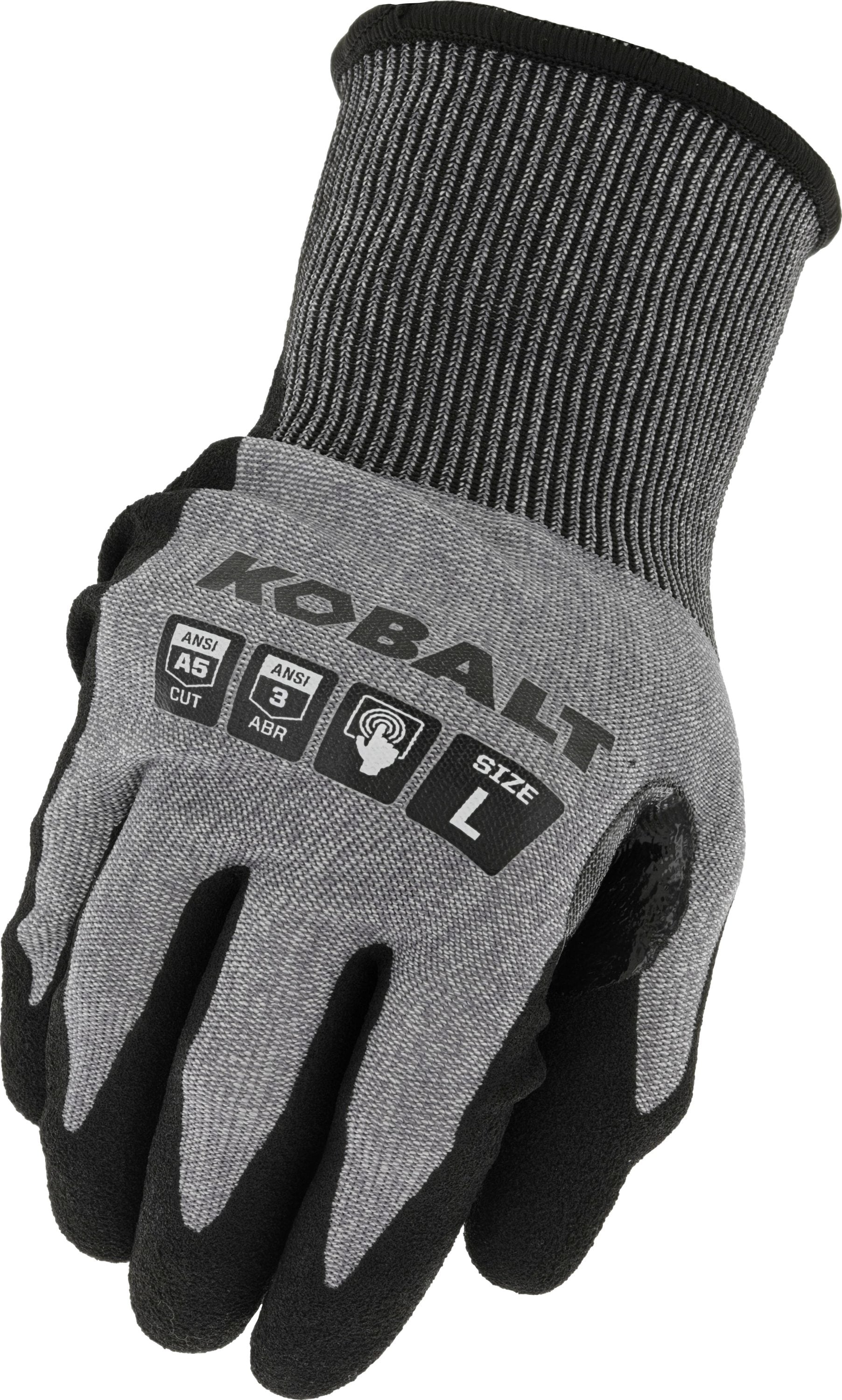Kobalt X-large Black Nitrile Dipped Nitrile Gloves, (1-Pair) in