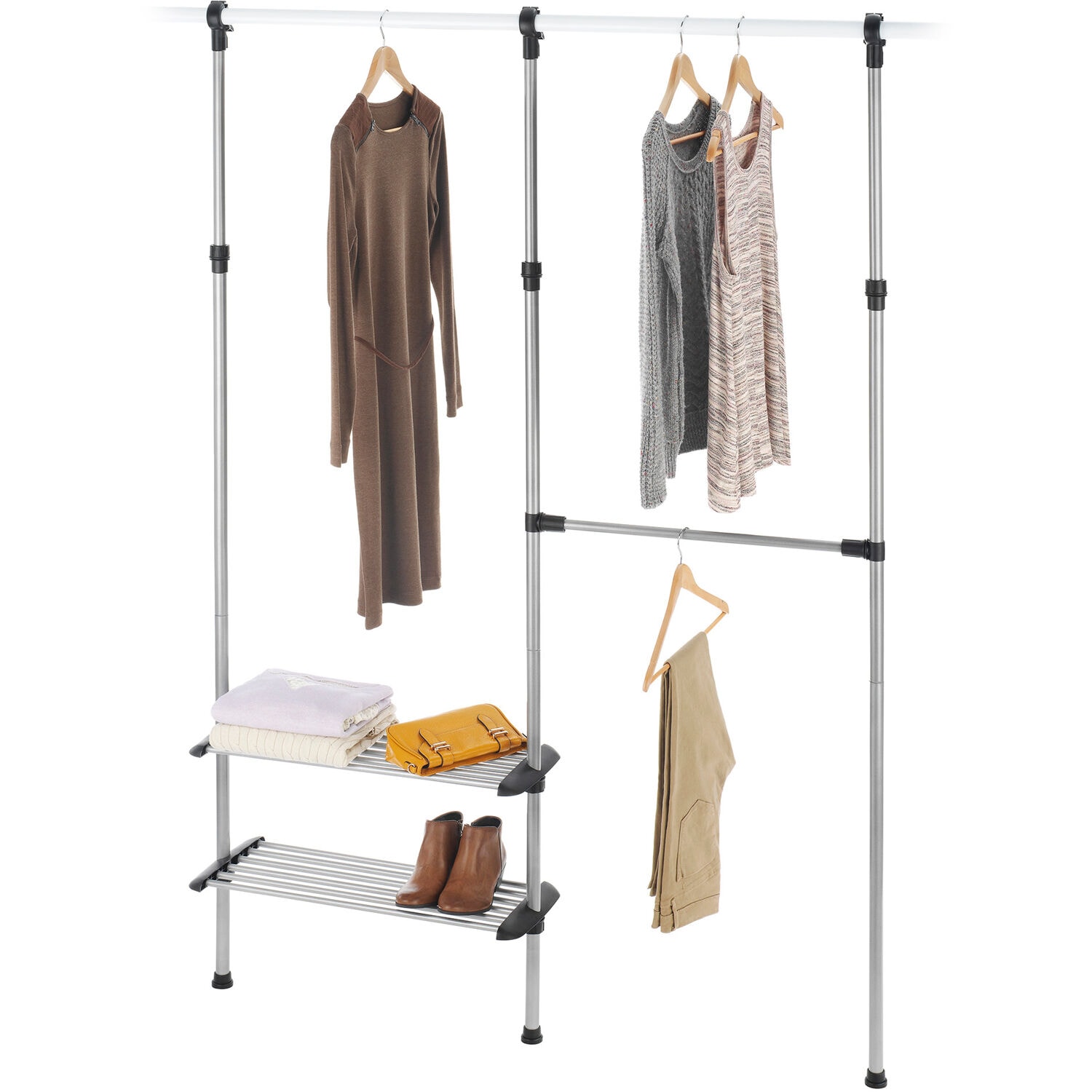 Whitmor 6779-4322 Silver Steel Clothing rack