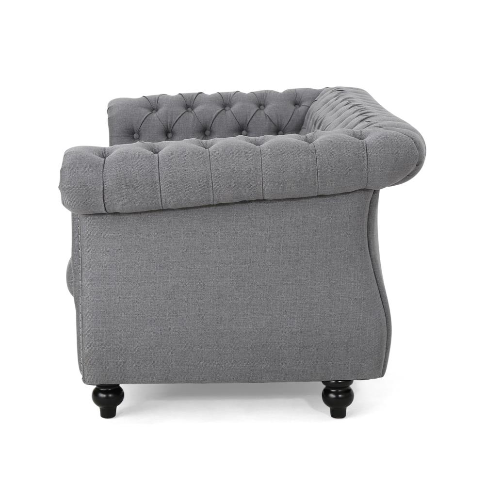 Best Selling Home Decor Somerville 61.75-in Glam Dark Gray and Dark ...