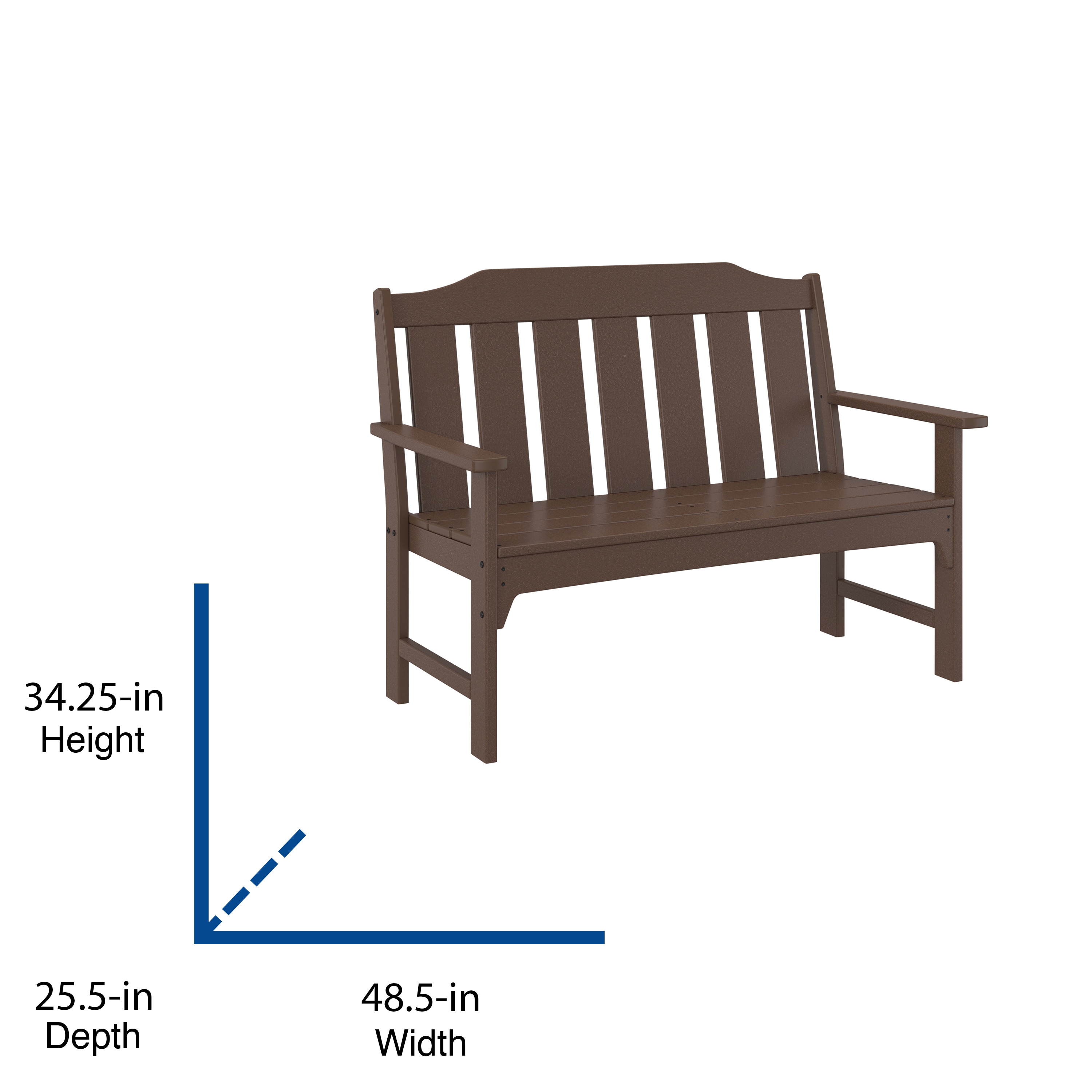 allen + roth by POLYWOOD ARBN48MA benches - View #8