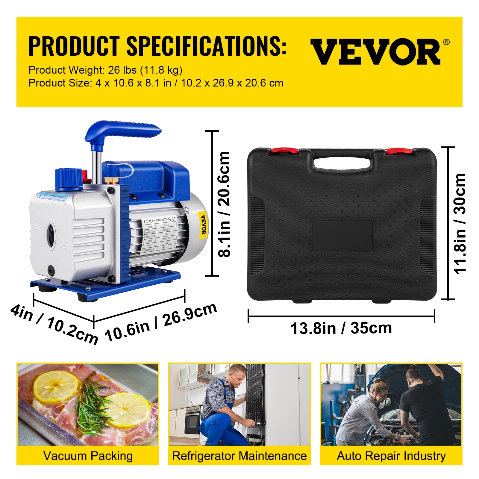 VEVOR MCKDZK44.8CFM7CNVV1 pumps - View #8