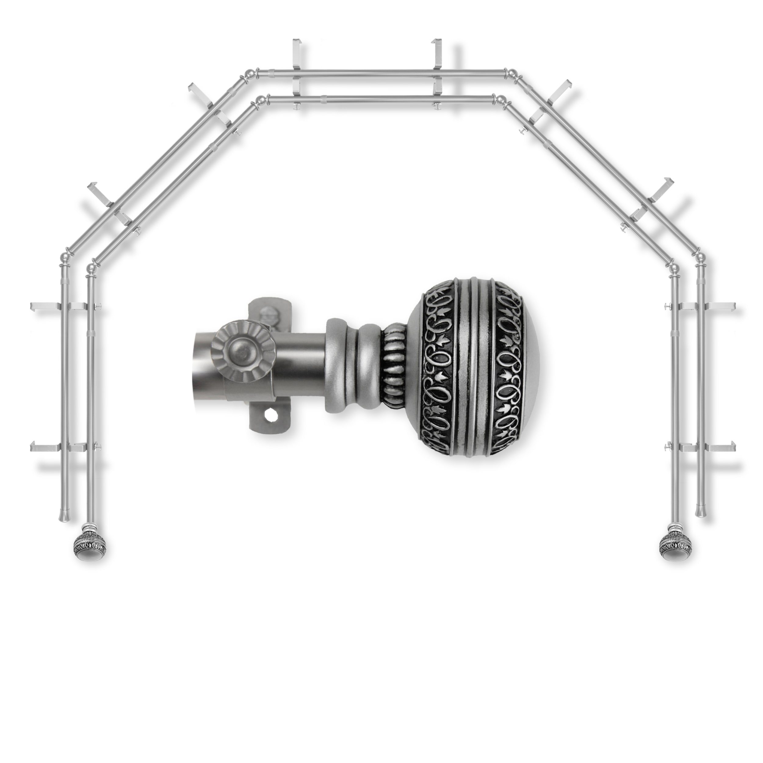 Hart & Harlow L-5BAY-02-5D Curtain-Rods - View #2