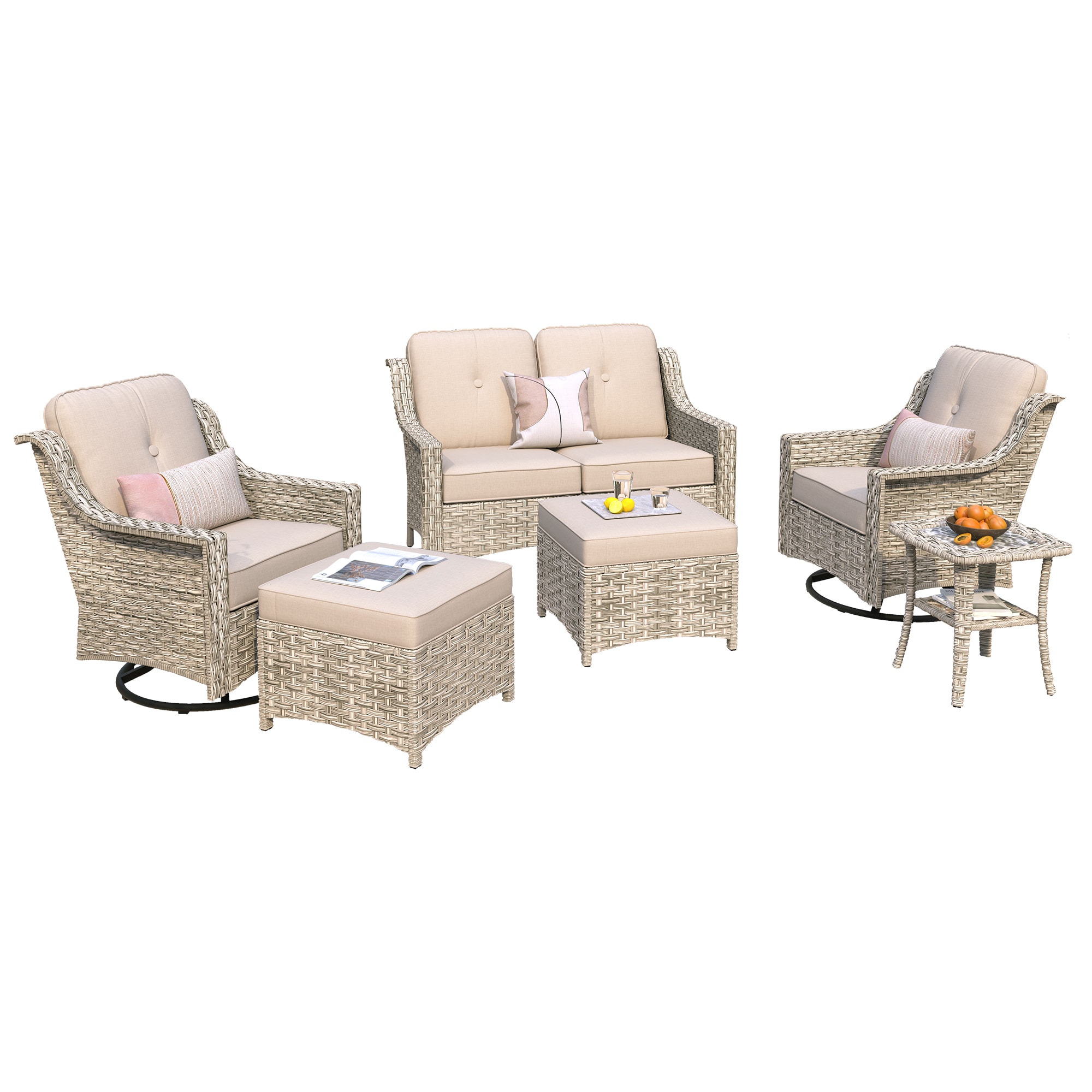 Ovios PDL606Y Patio-Conversation-Sets - View #7