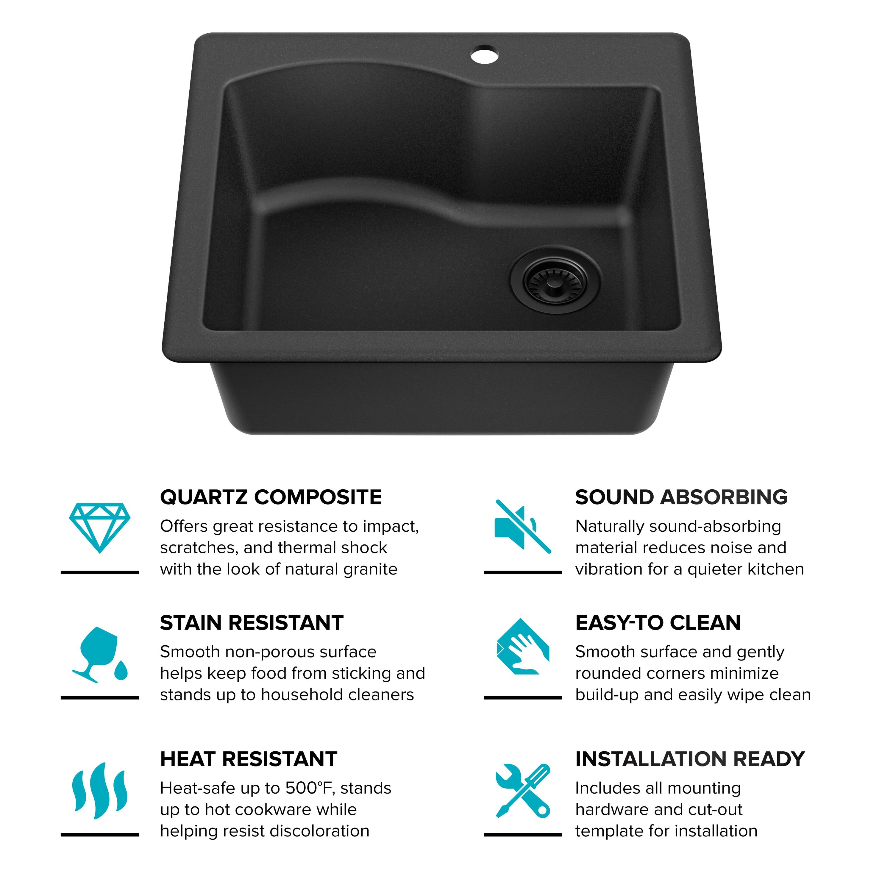 Kraus KGD-441BLACK Kitchen-Sinks - View #17