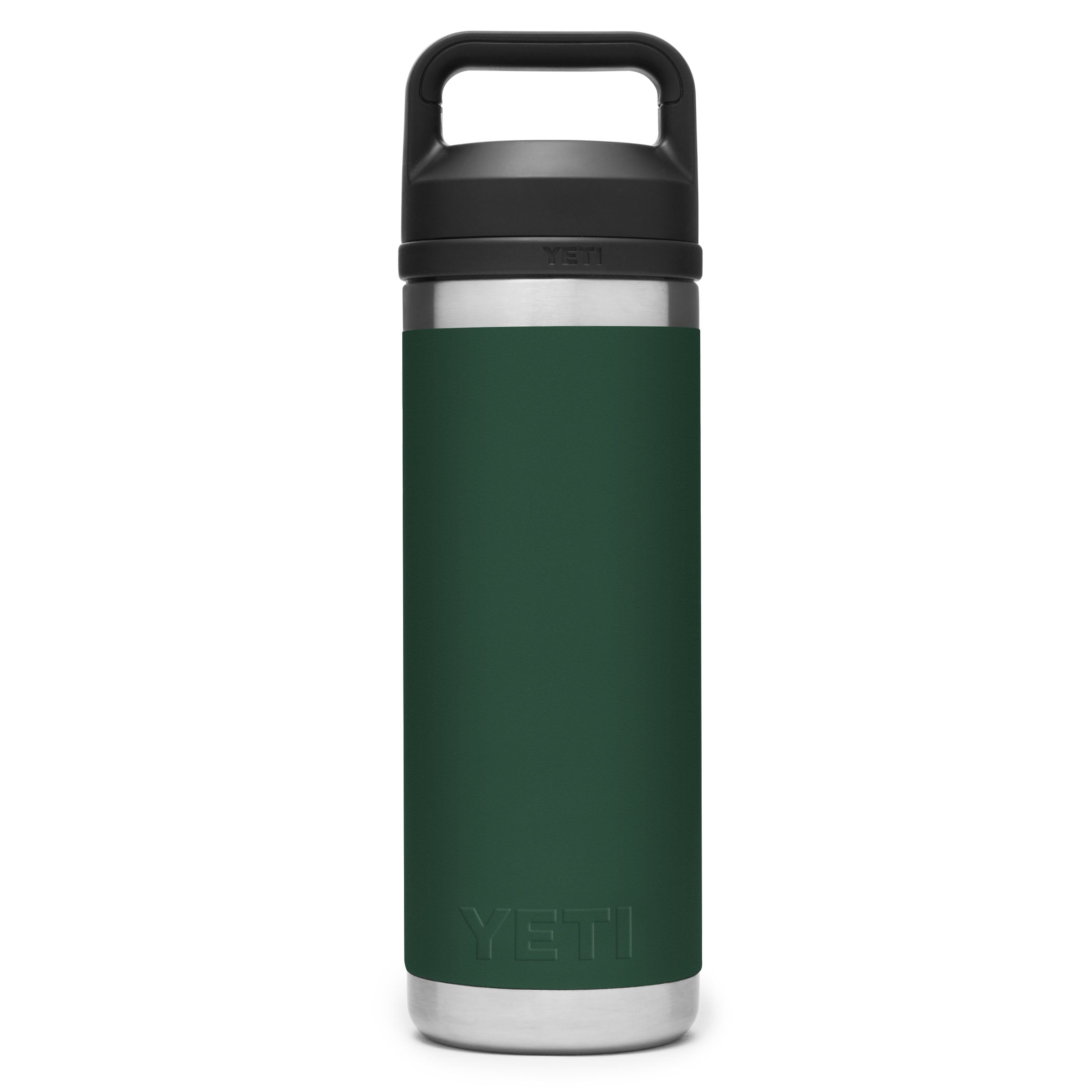 YETI Rambler 18-fl oz Stainless Steel Water Bottle with Chug Cap, Northwoods  Green in the Water Bottles & Mugs department at