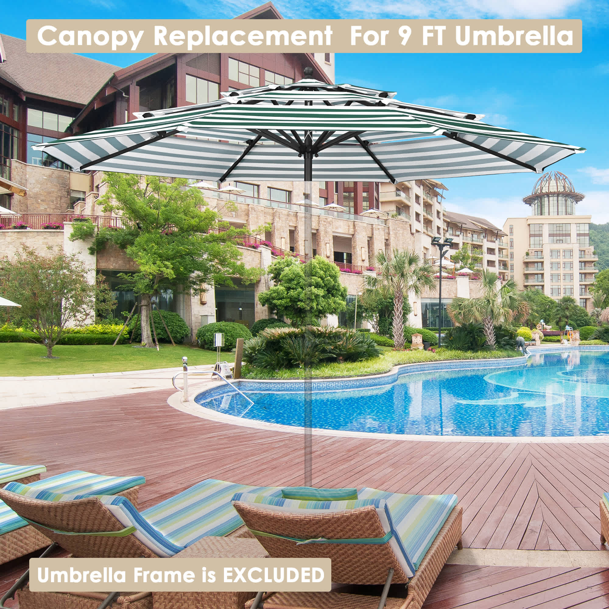 Yescom 07UMC013-3T9-0407-LO Umbrellas-3 - View #8