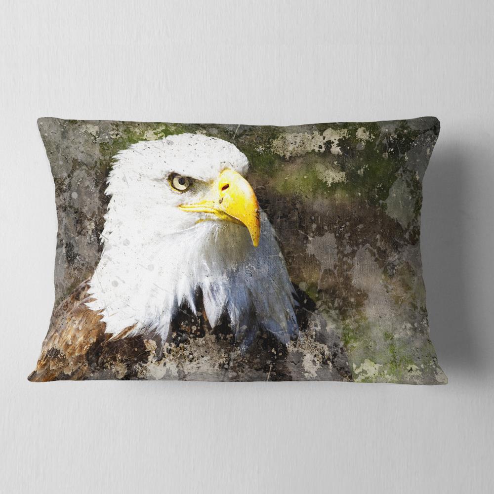 Designart CU7952-12-20 12-in x 20-in Blue Indoor Decorative Pillow