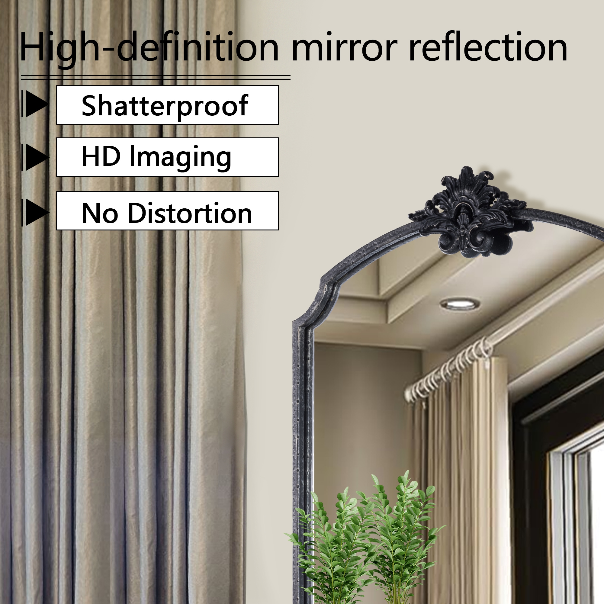 Maxax 31002-BK Decor-Mirrors - View #7