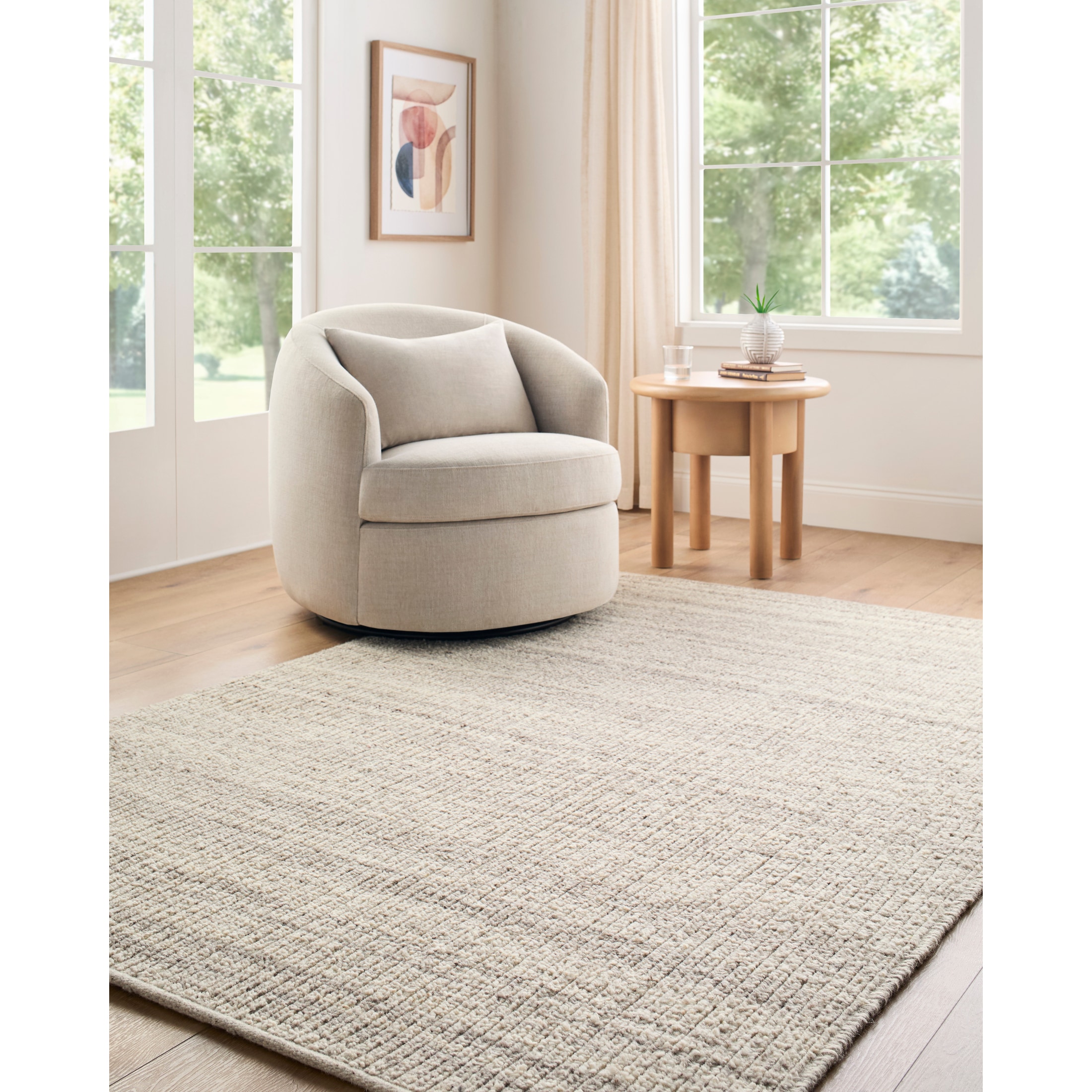Livabliss Avellino Flatweave Polyester/Polypropylene Rectangular Indoor Mid-Century Modern Area Rug