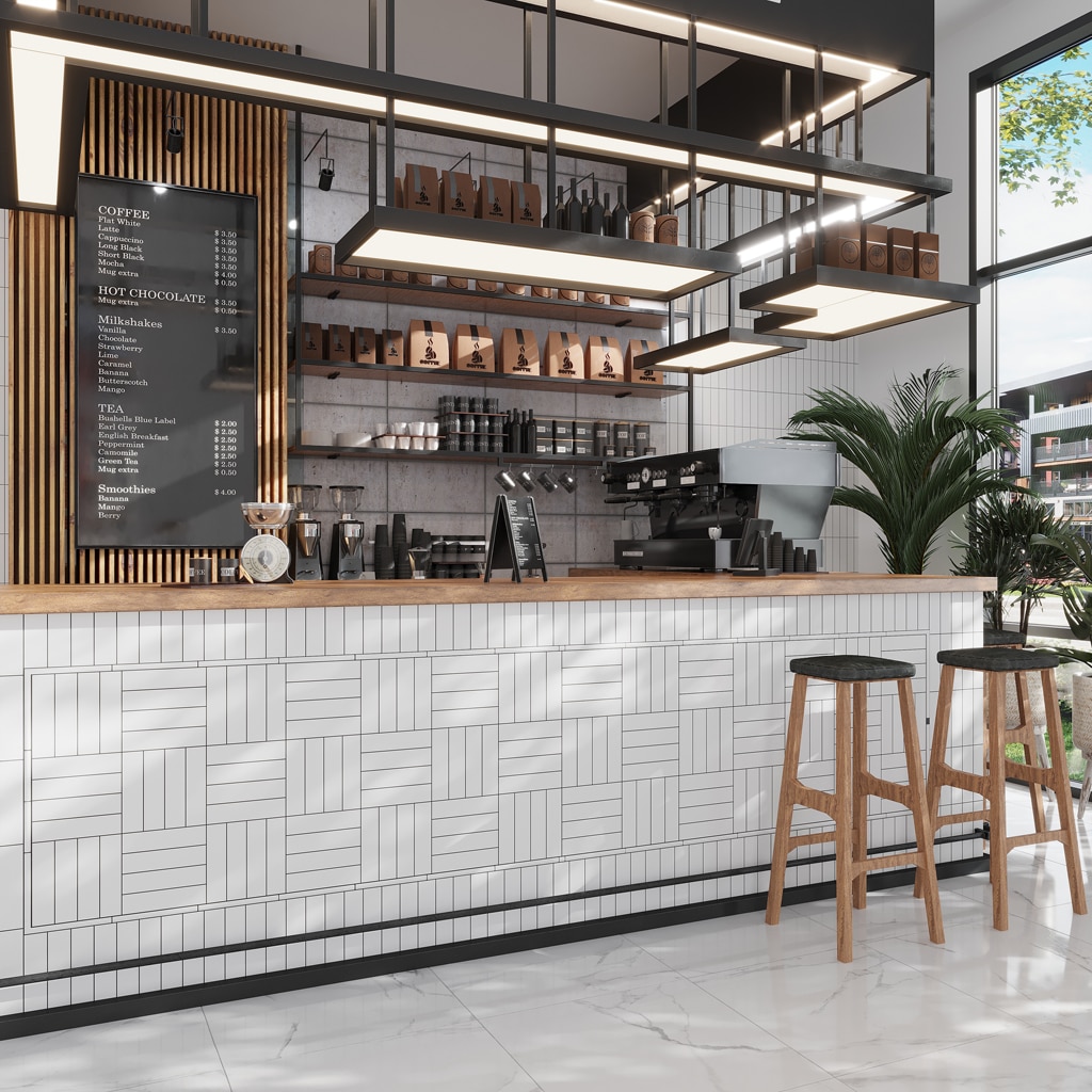 Apollo Tile RID88WHTPENM Wall-Trim-Accent-Tile - View #3