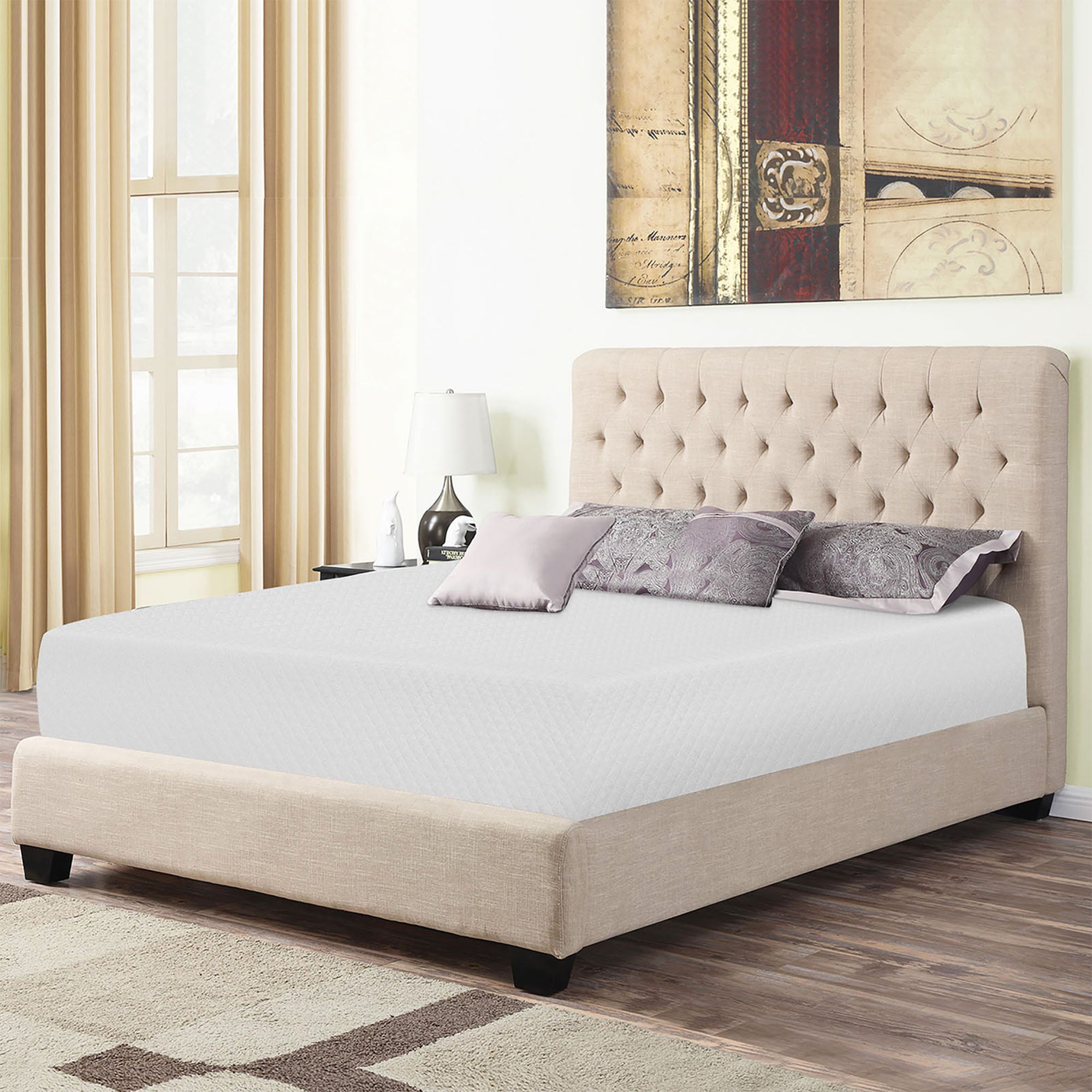 IHOMEadore MDDM520-Q 8-in Medium Queen Memory foam Mattress in a Box