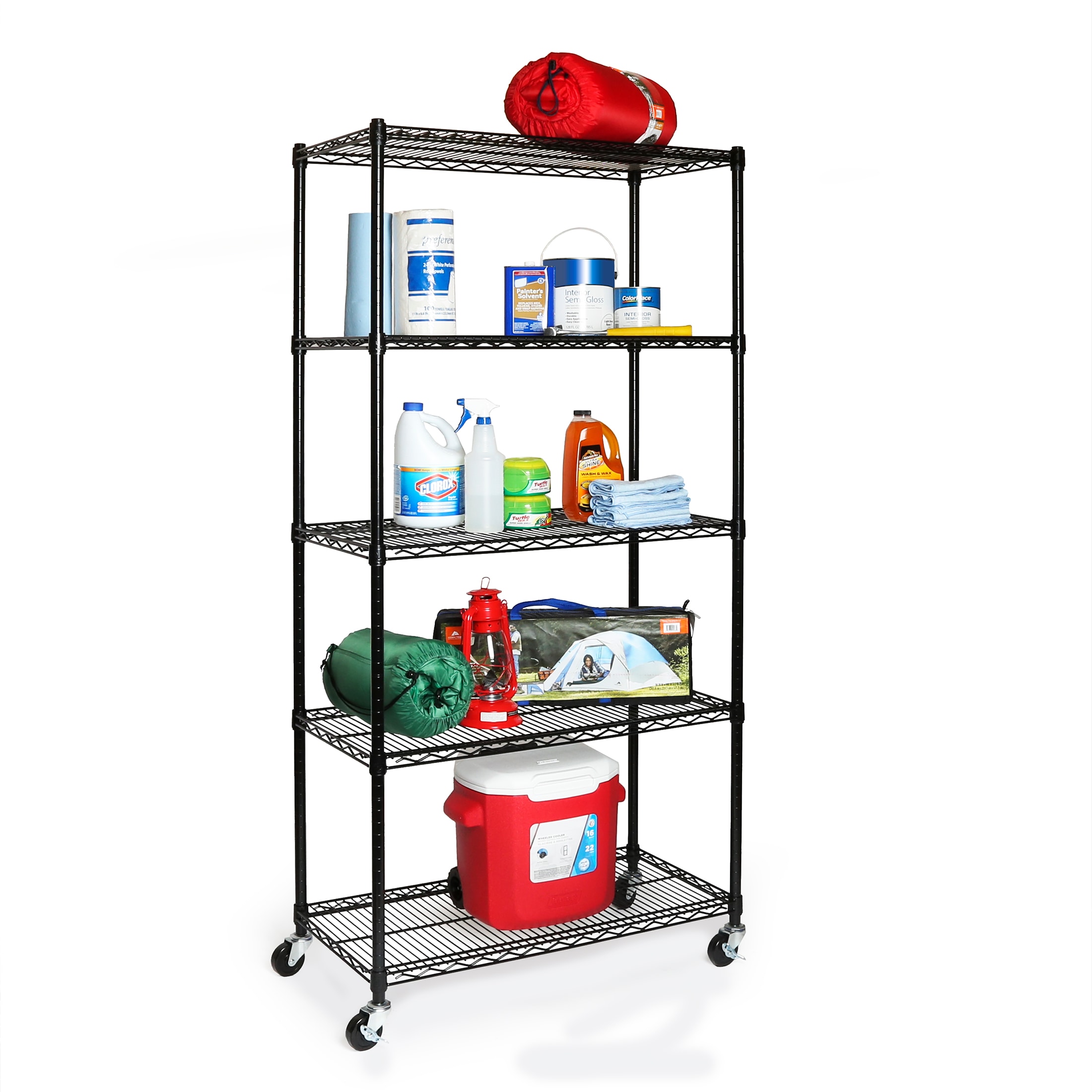 Seville Classics 29.5 in. x 13.3 in. 2 Individual Fitted Shelf