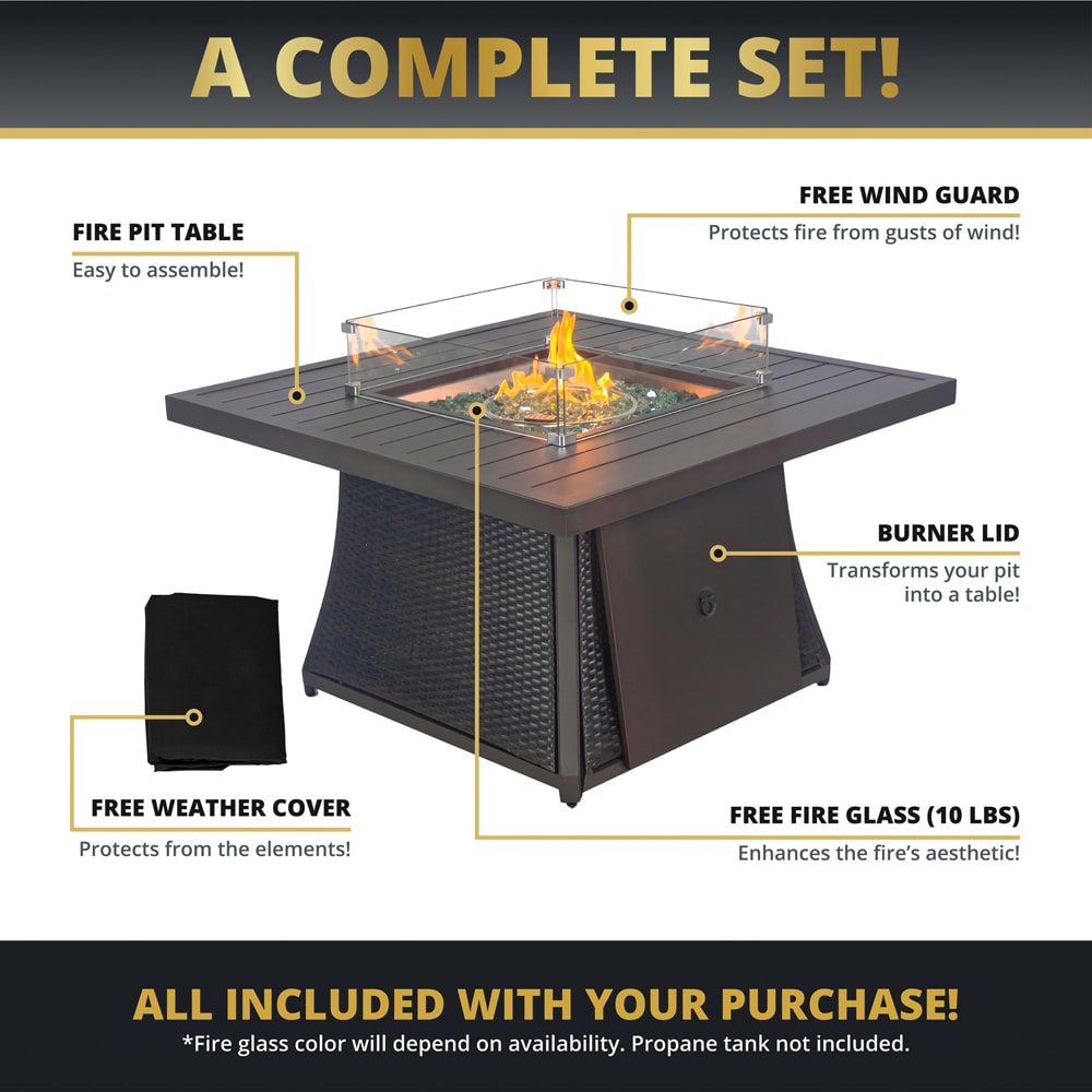 Kinger Home FP-006T Outdoor-Gas-Firepits - View #6