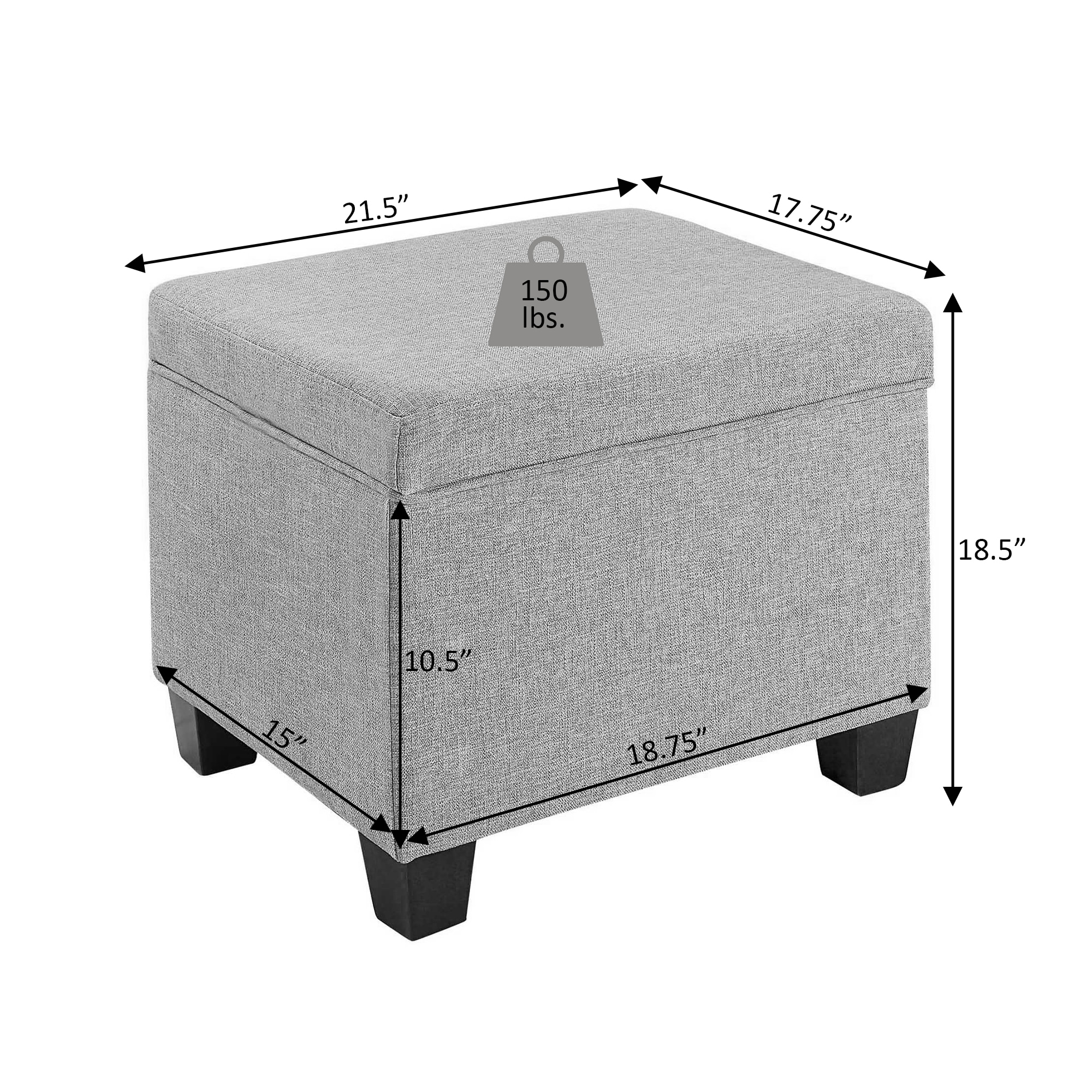 Convenience Concepts R9-235 Indoor-Ottomans - View #5