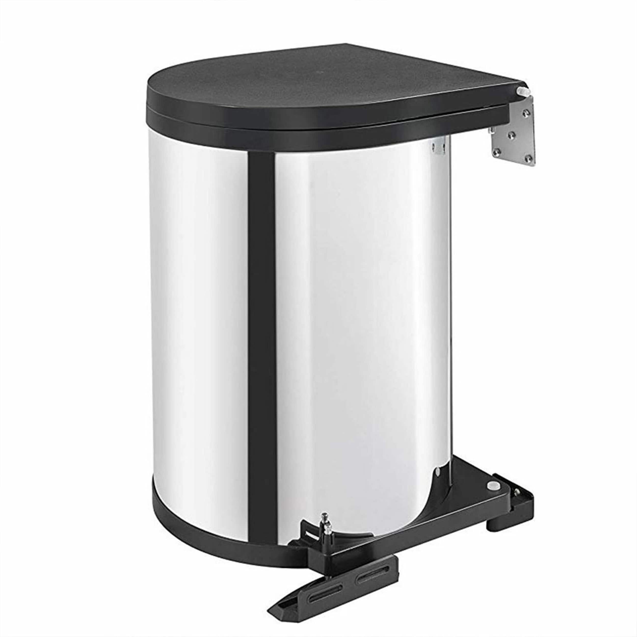 Rev-A-Shelf 152854 11-in x 11-in x 16-in 15-Quarts Pivot-out trash can
