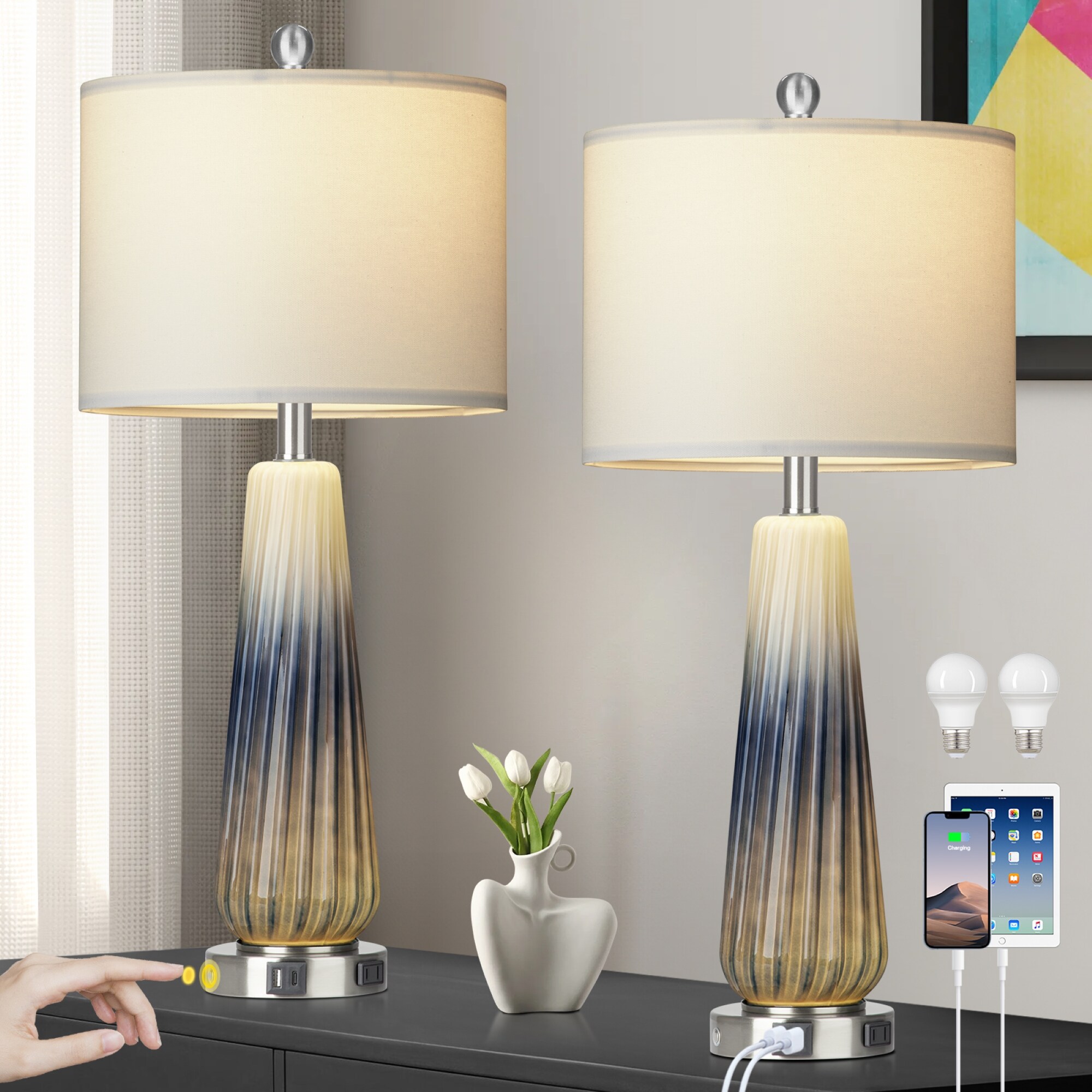 UrFurnishings TD-256 Table-Lamps - View #7