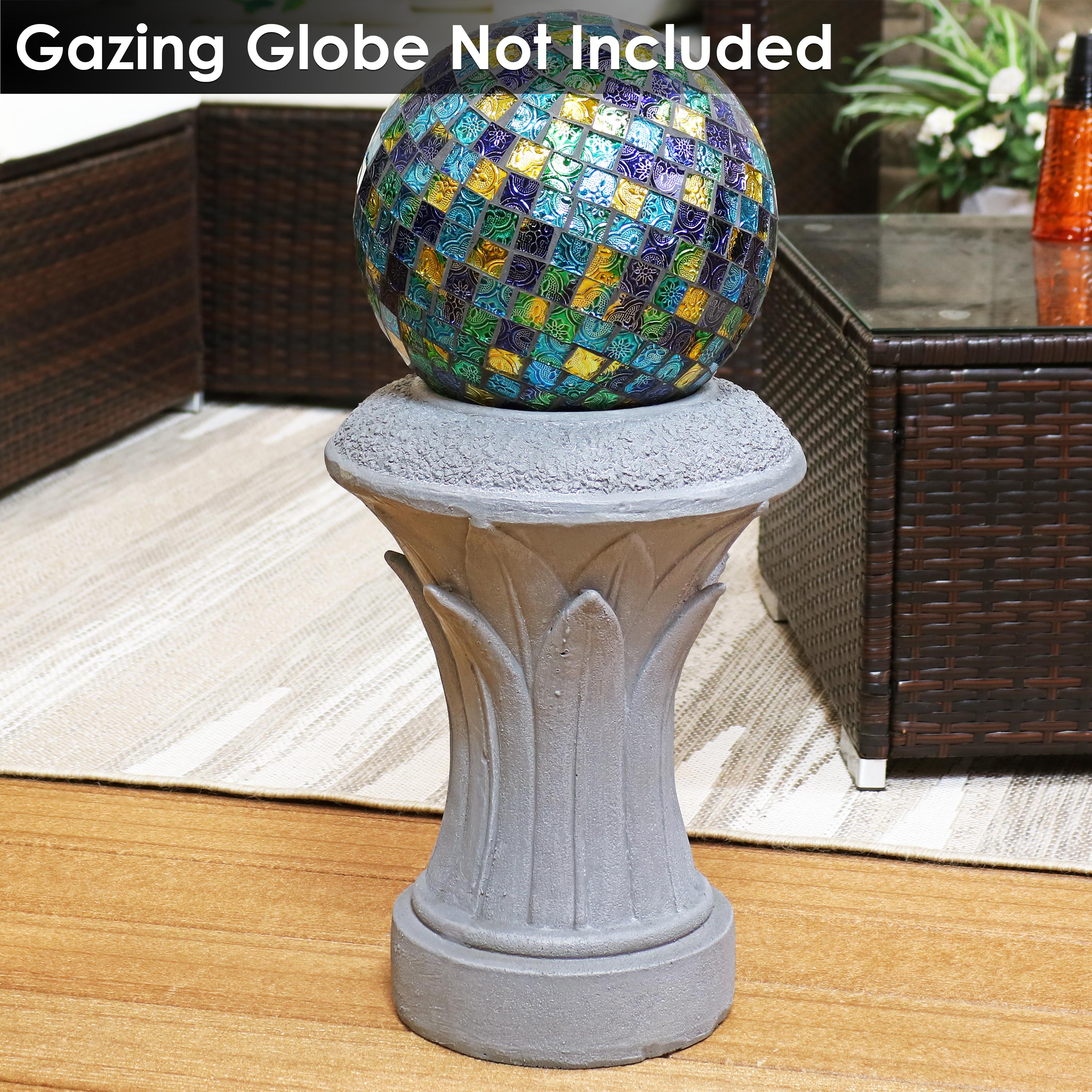 Sunnydaze Decor Gray Gazing Ball Stand in the Gazing Balls & Stands ...