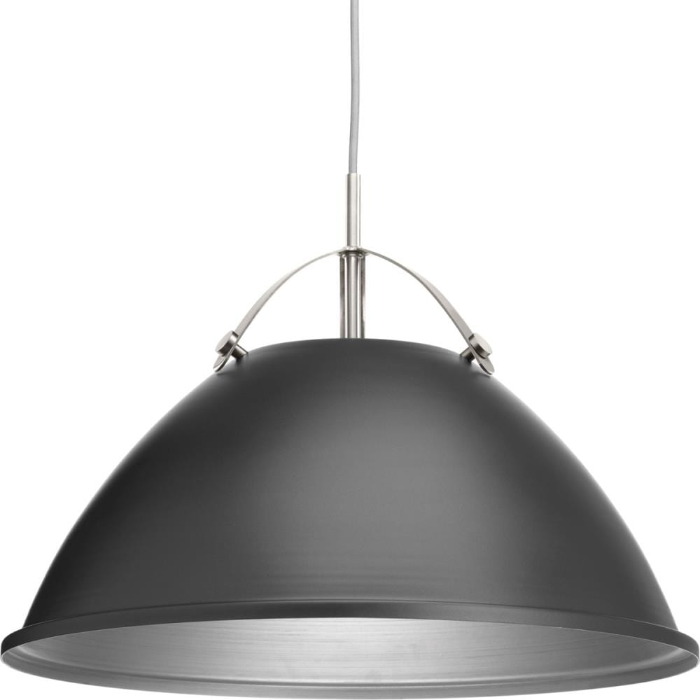 Progress Lighting P500053-143 Tre 1 -Light Graphite Coastal Lantern Medium Hanging Pendant light